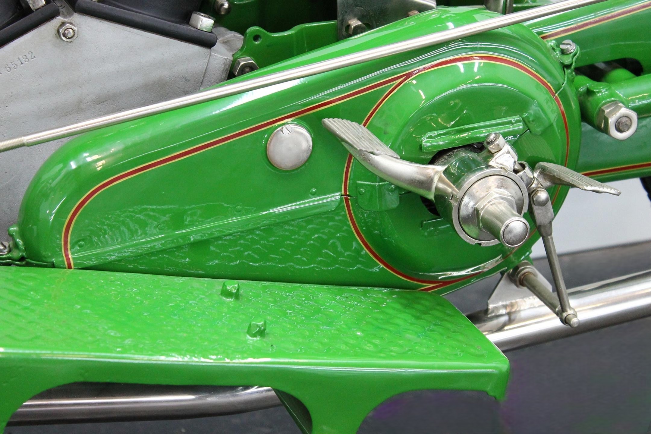 1922 Matchless Model J Sport gear shift detail