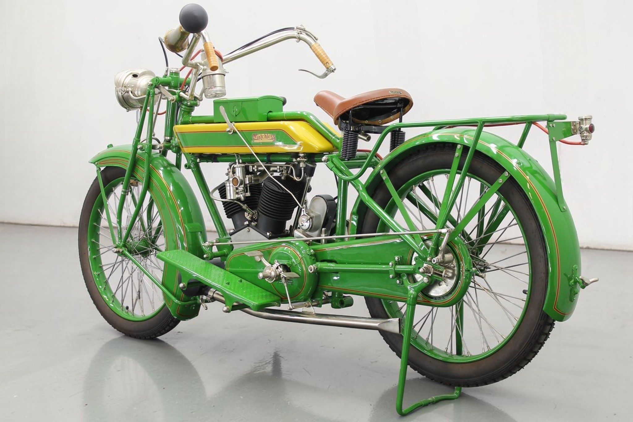 1922 Matchless Model J Sport rear left view