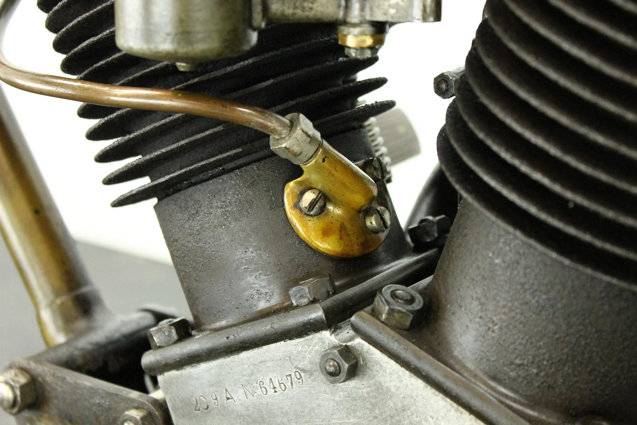 1923 Matchless Model J Sport engine detail