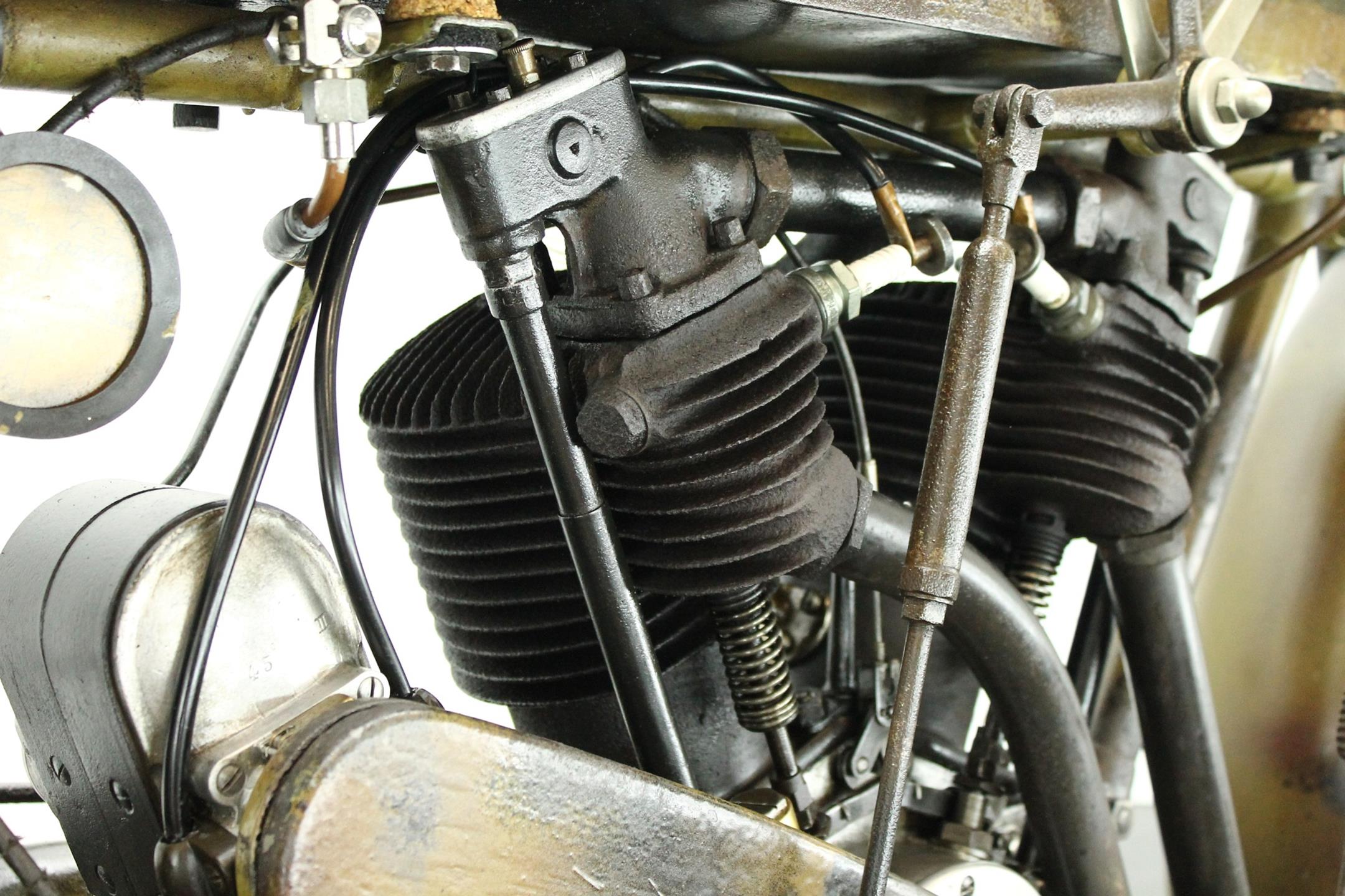 1923 Matchless Model J Sport engine view