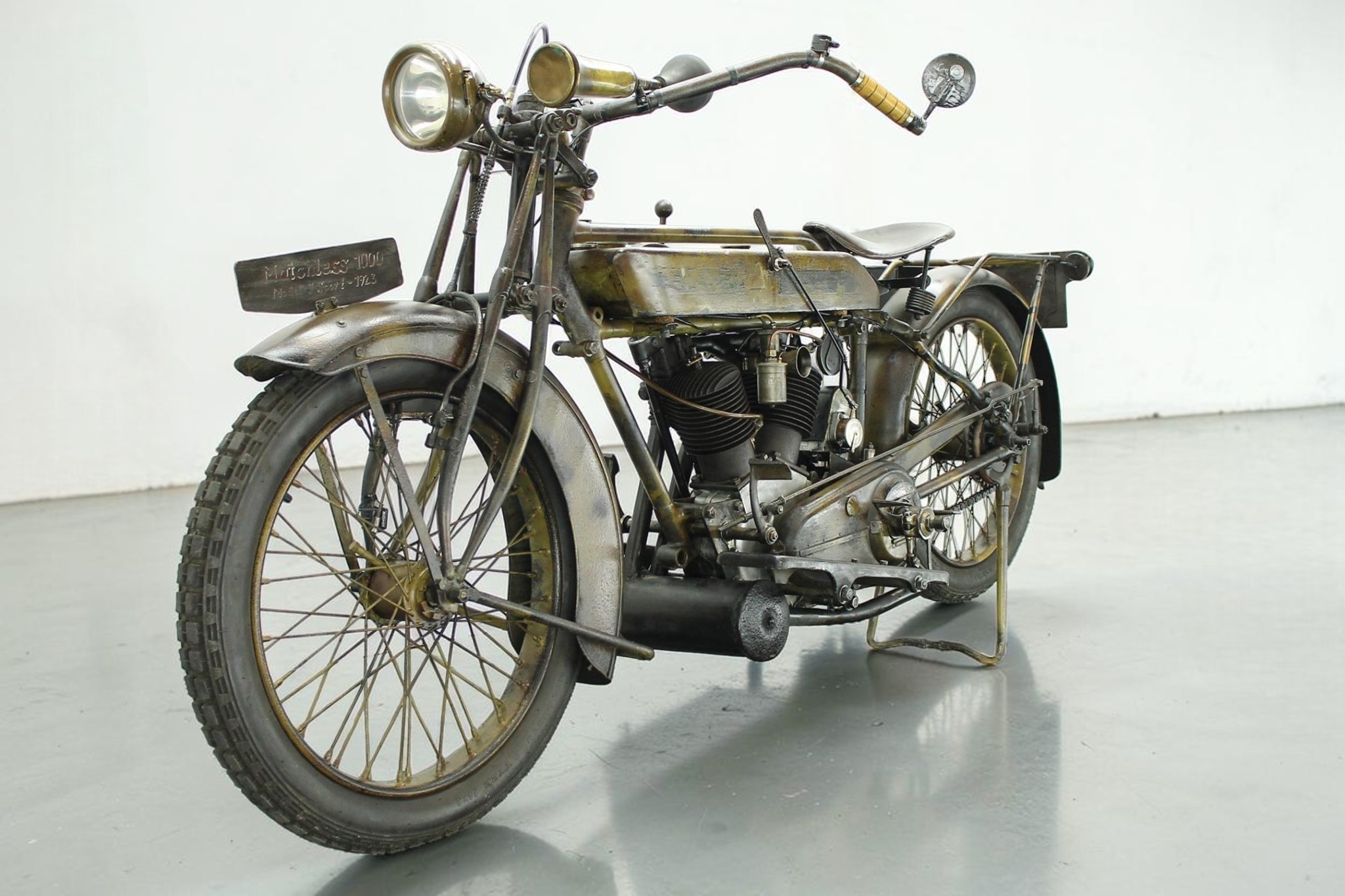1923 Matchless Model J Sport front left view