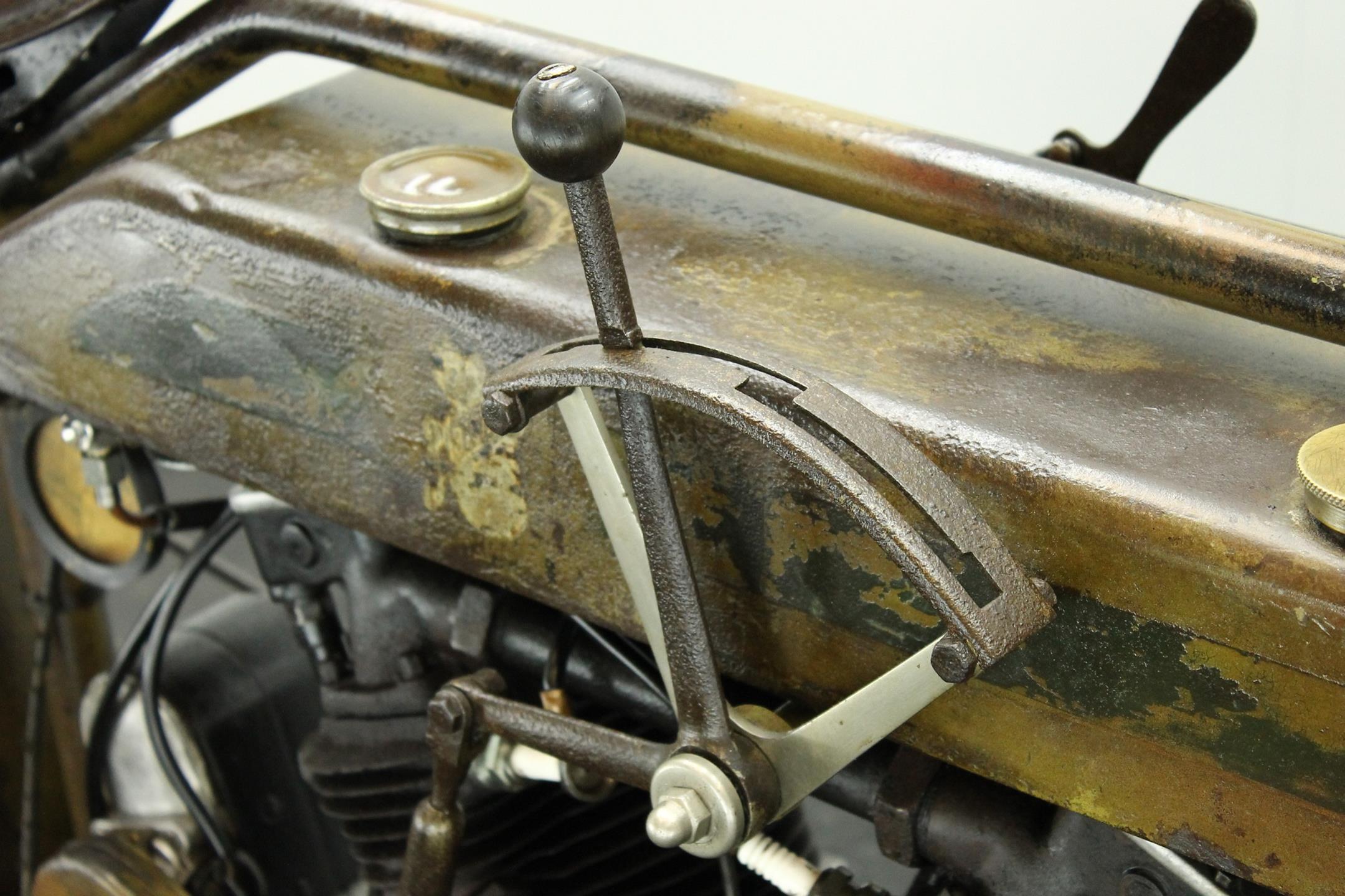 1923 Matchless Model J Sport gear shift