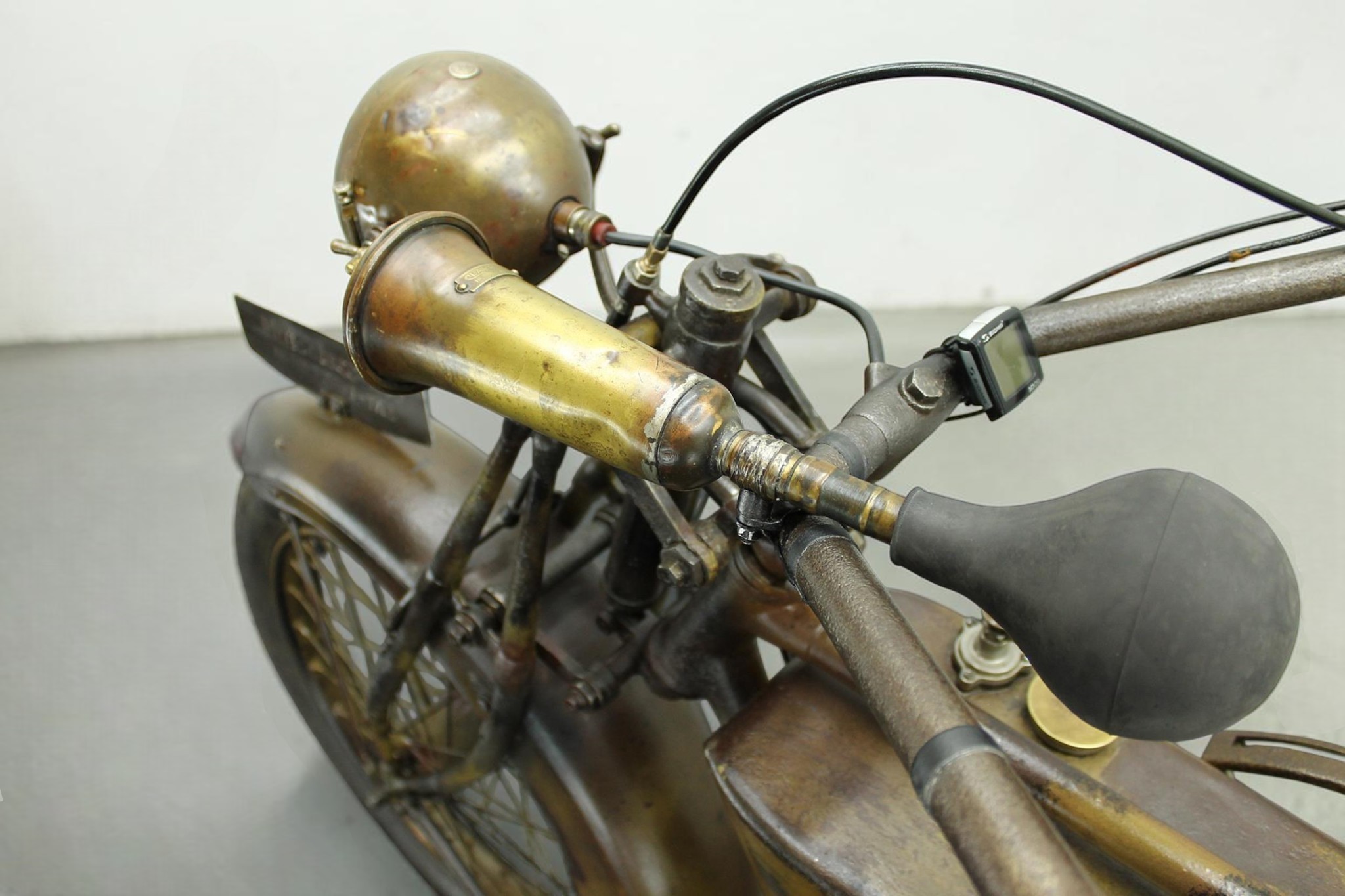 1923 Matchless Model J Sport horn