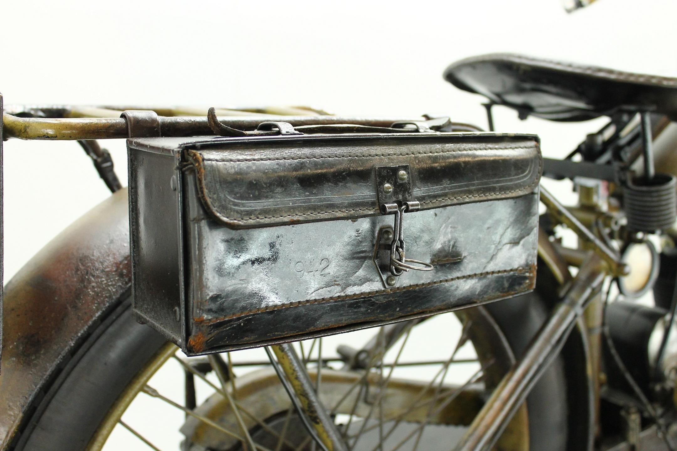 1923 Matchless Model J Sport rear seat