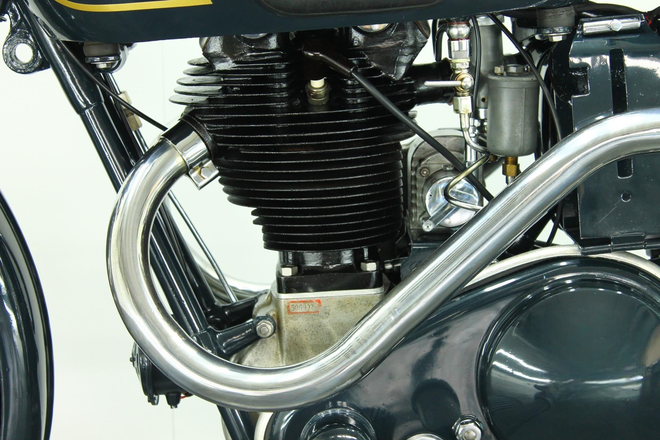 1938 Matchless Model G80 Clubman engine left