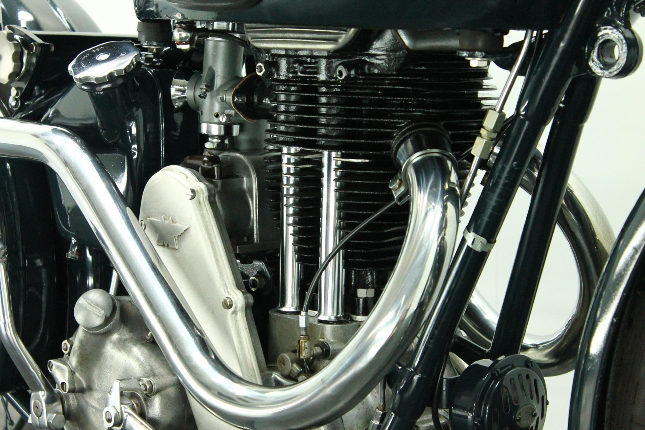 1938 Matchless Model G80 Clubman engine right