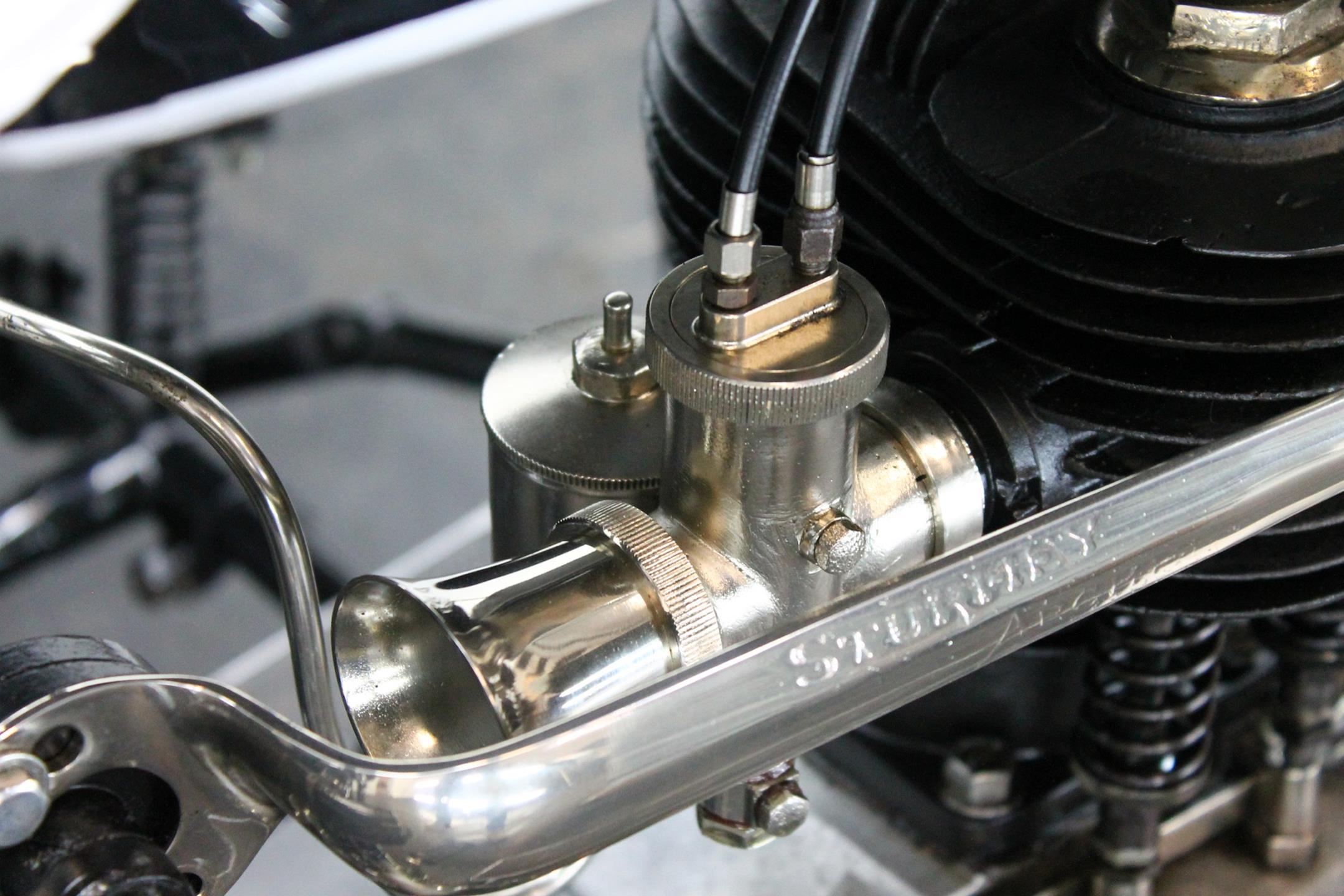 1925 Norton Big Four with Sidecar cables