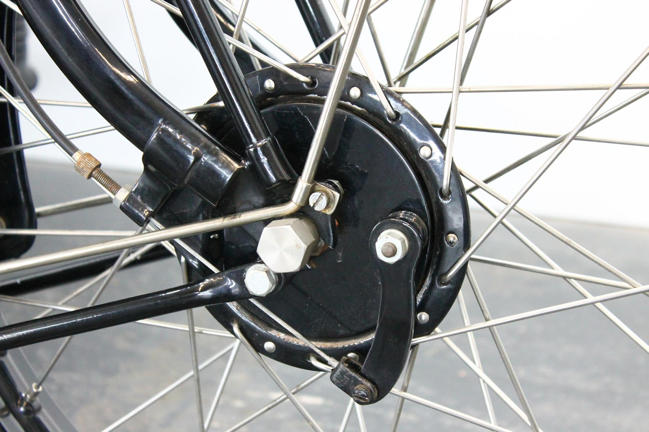 1925 Norton Big Four with Sidecar wheel