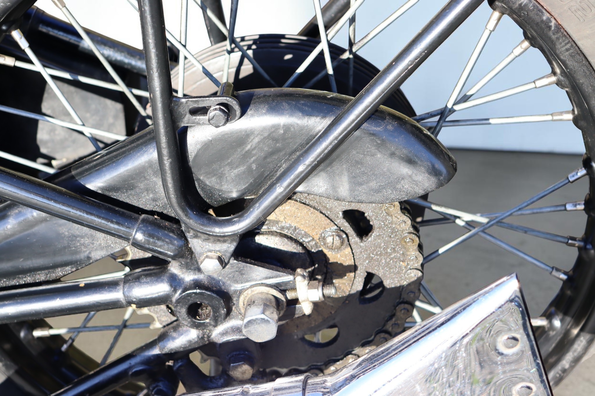 1930 Norton Model CS1 chain detail