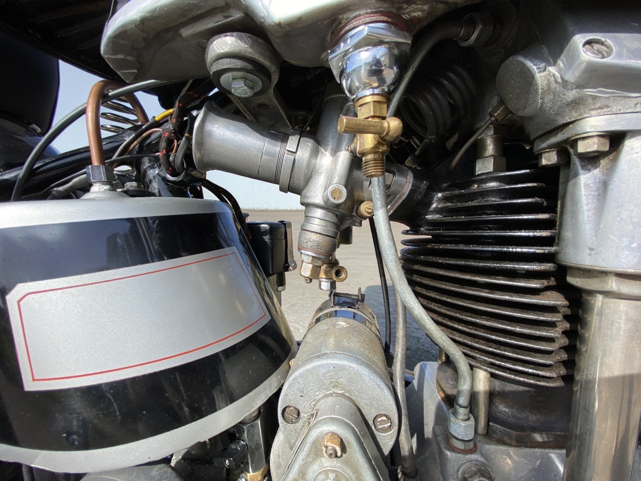 1939 Norton International Model 30 engine detail