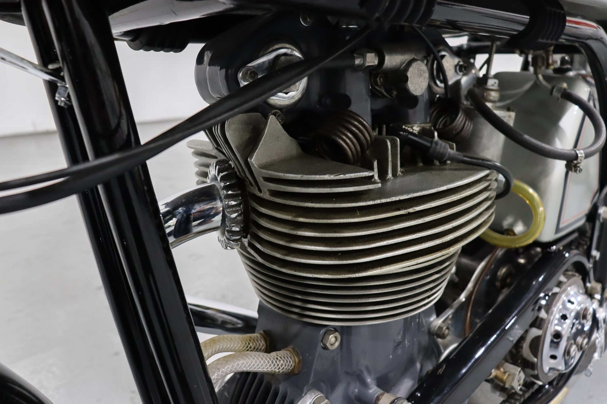 1955 Norton Manx Model 40M close engine detail