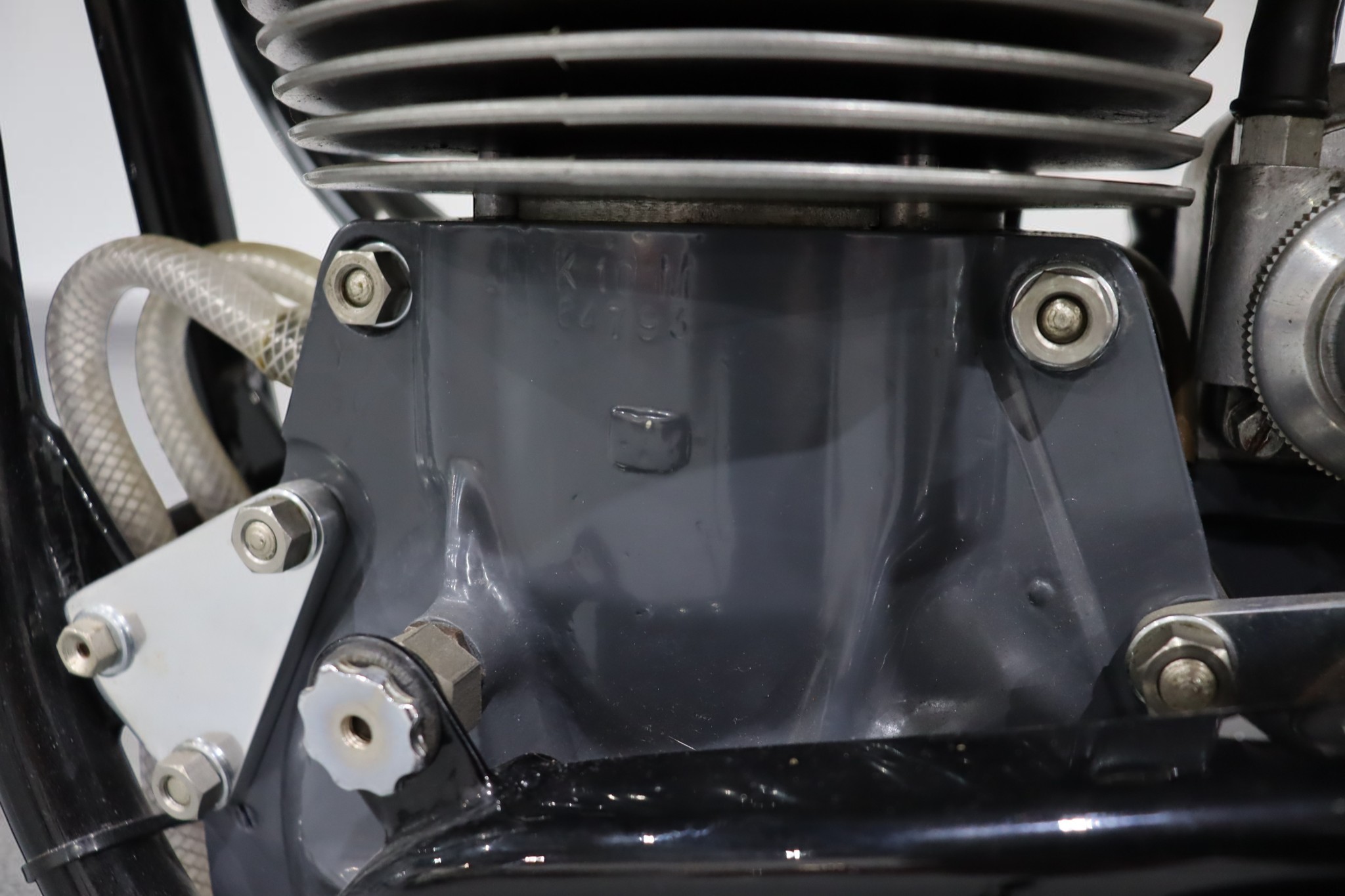 1955 Norton Manx Model 40M cylinder head detail