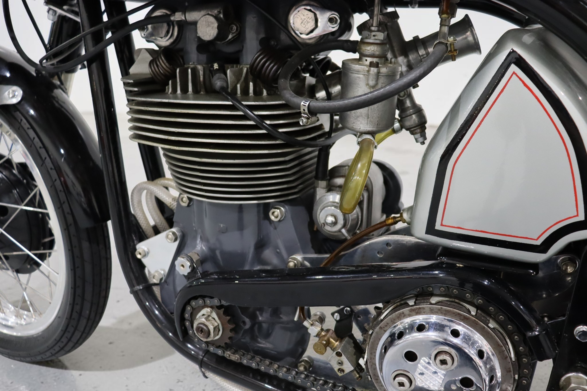 1955 Norton Manx Model 40M engine overview