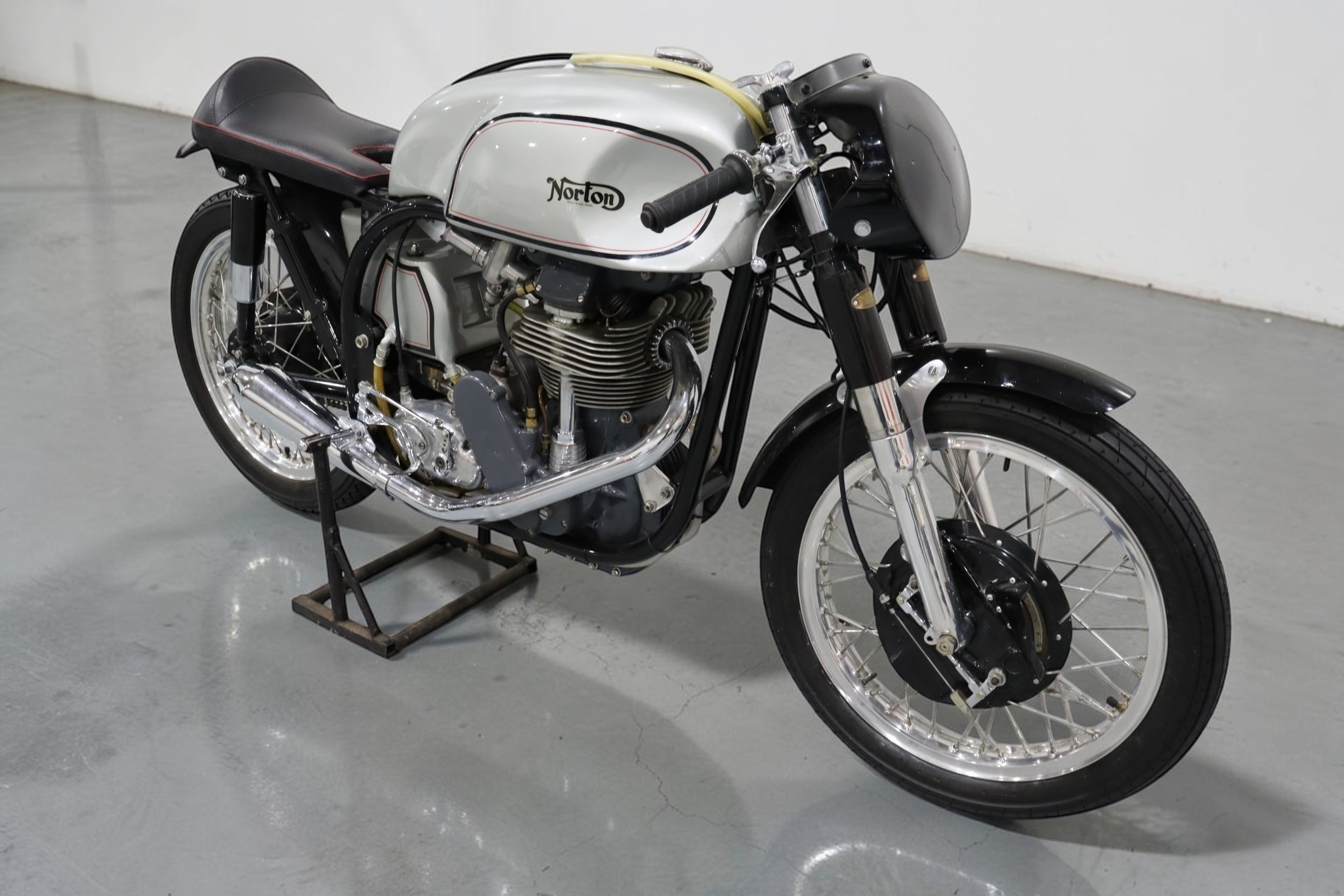 1955 Norton Manx Model 40M front right view