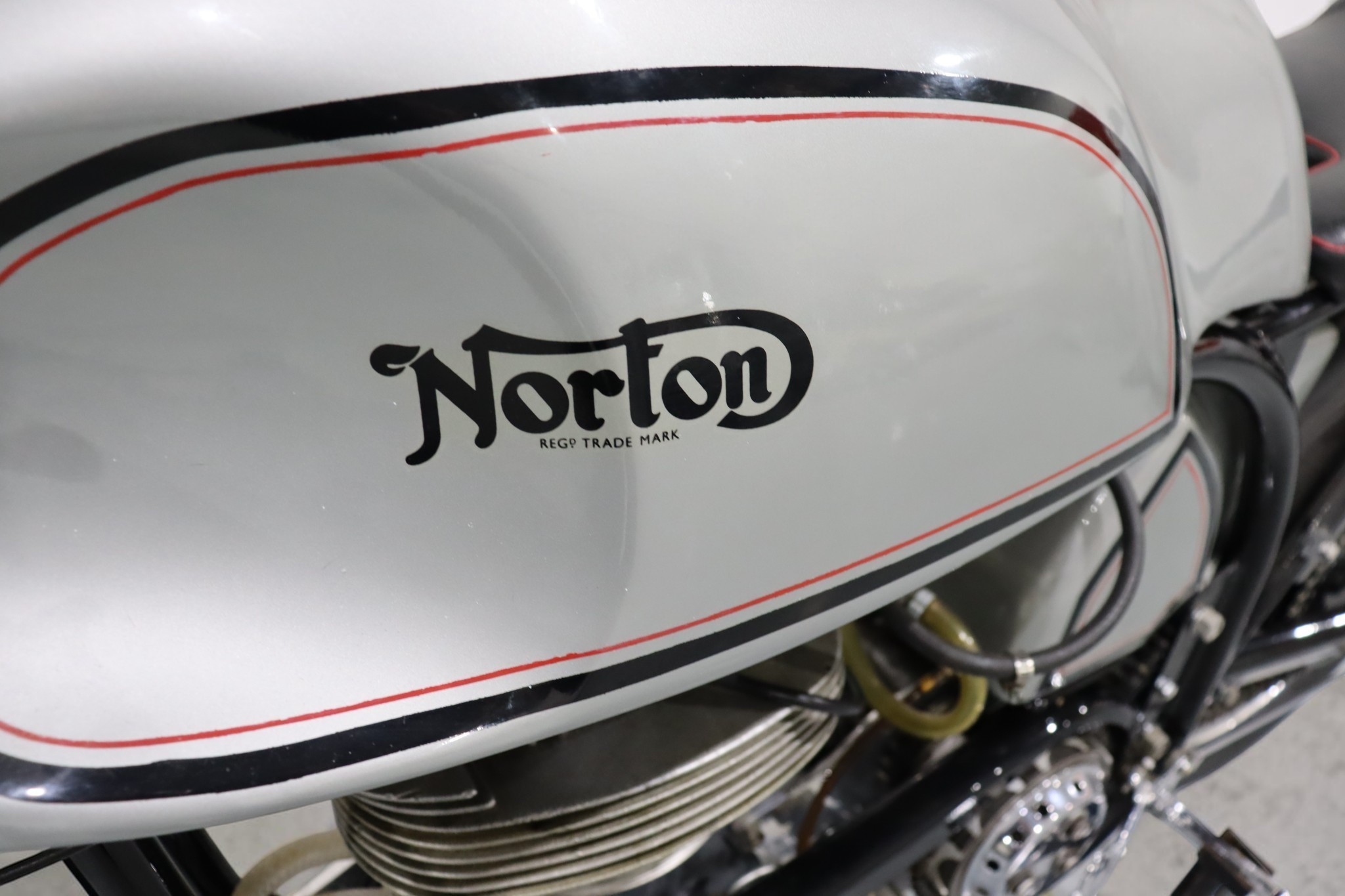 1955 Norton Manx Model 40M logo detail