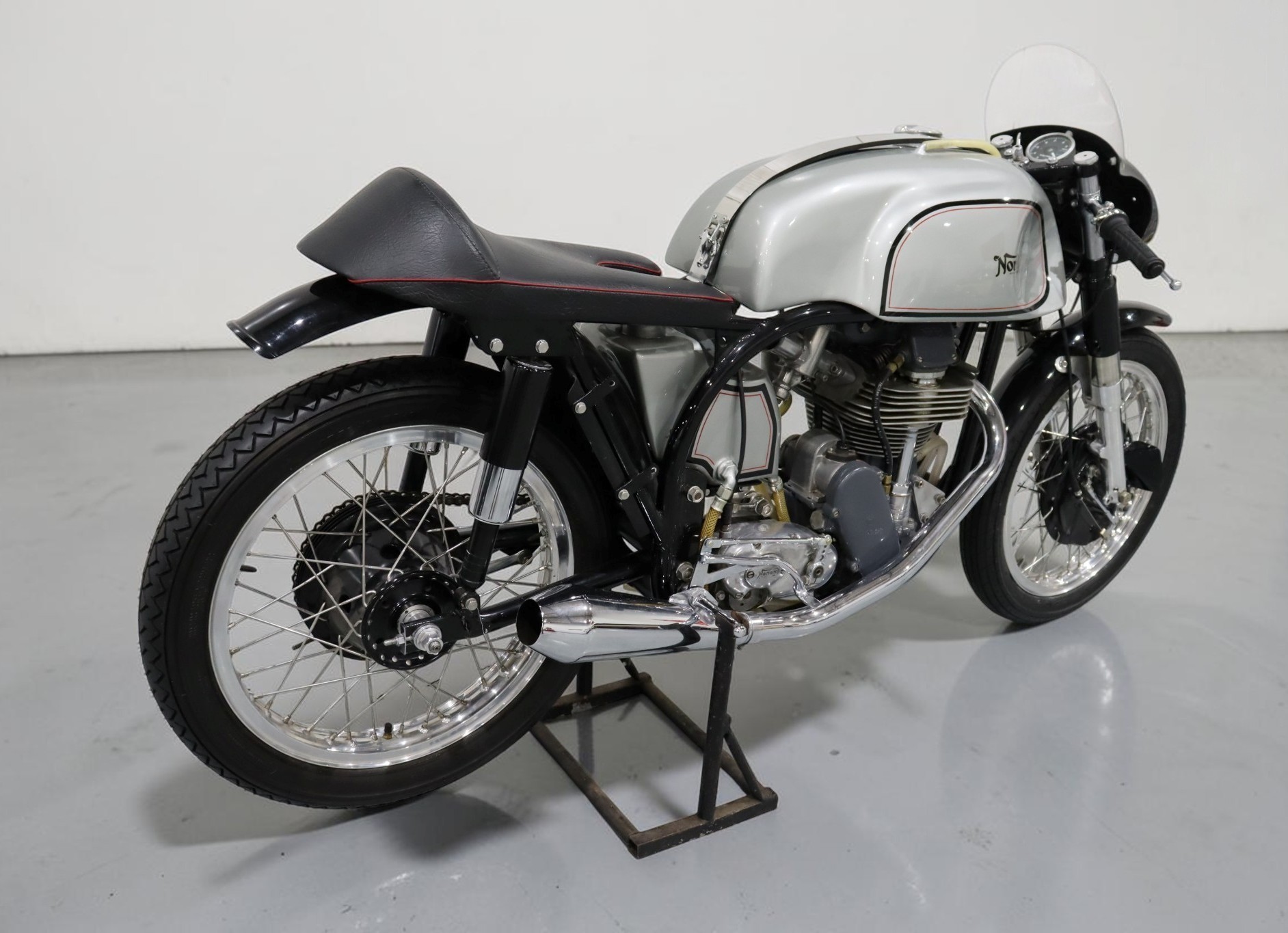 1955 Norton Manx Model 40M rear right view
