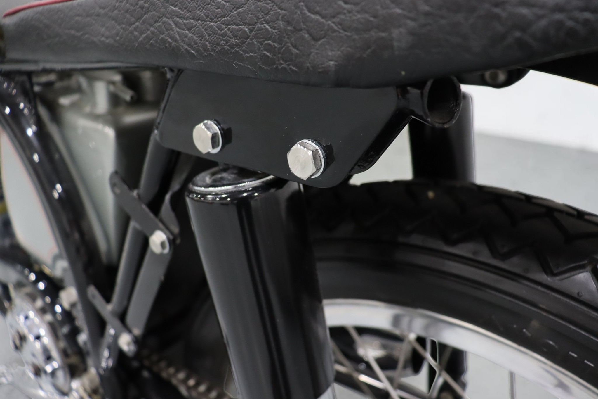 1955 Norton Manx Model 40M rear suspension detail