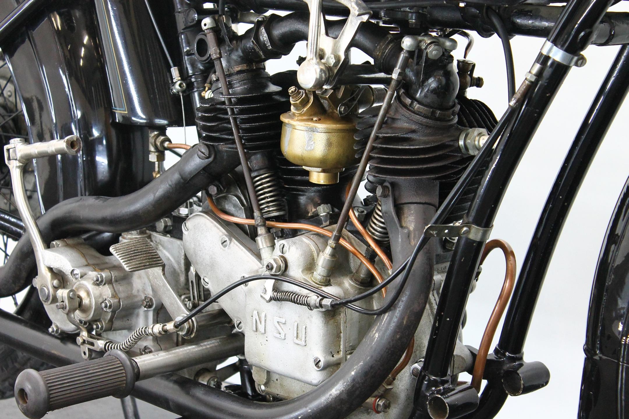 1927 NSU 502 Sport engine right view