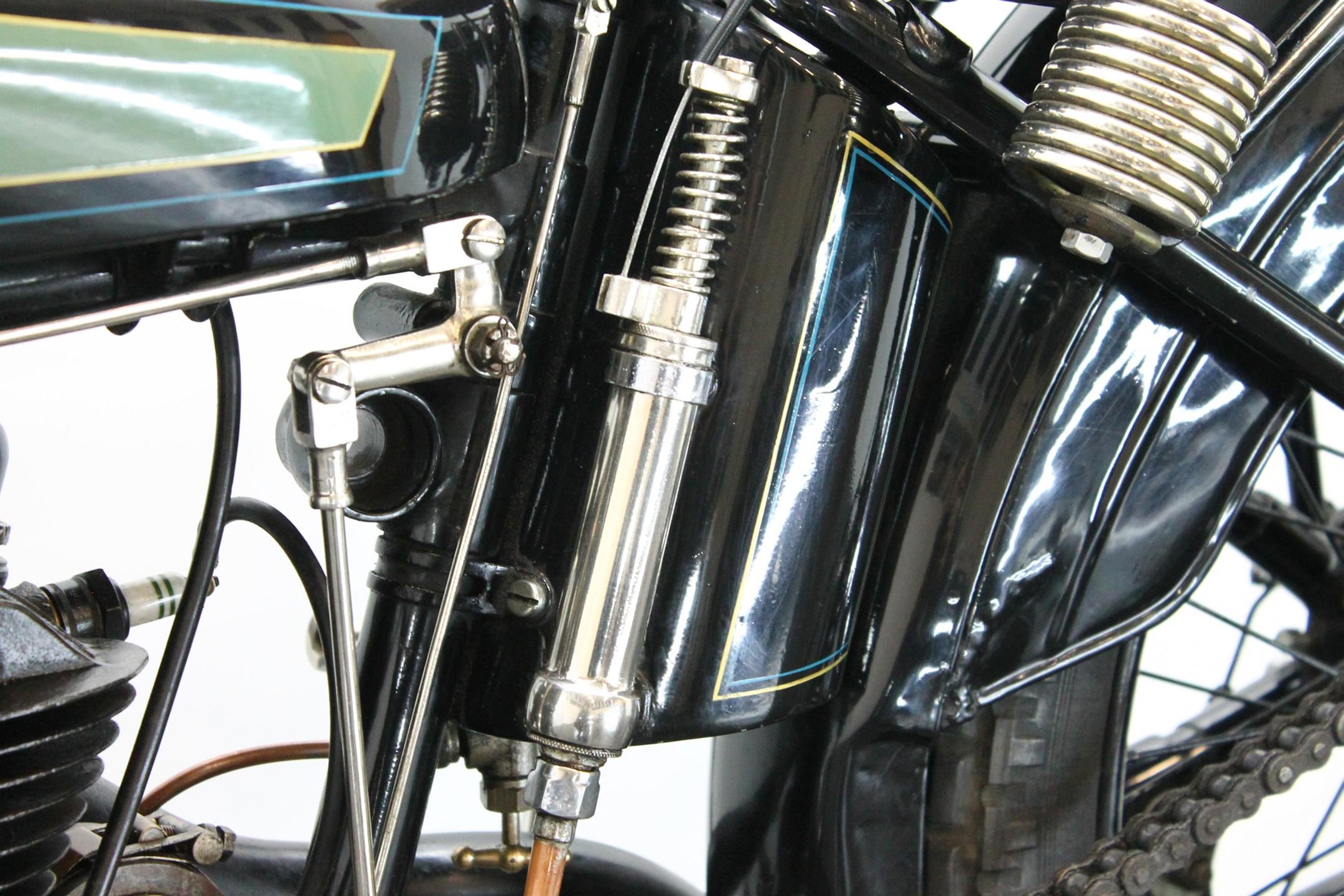 1927 NSU 502 Sport suspension detail