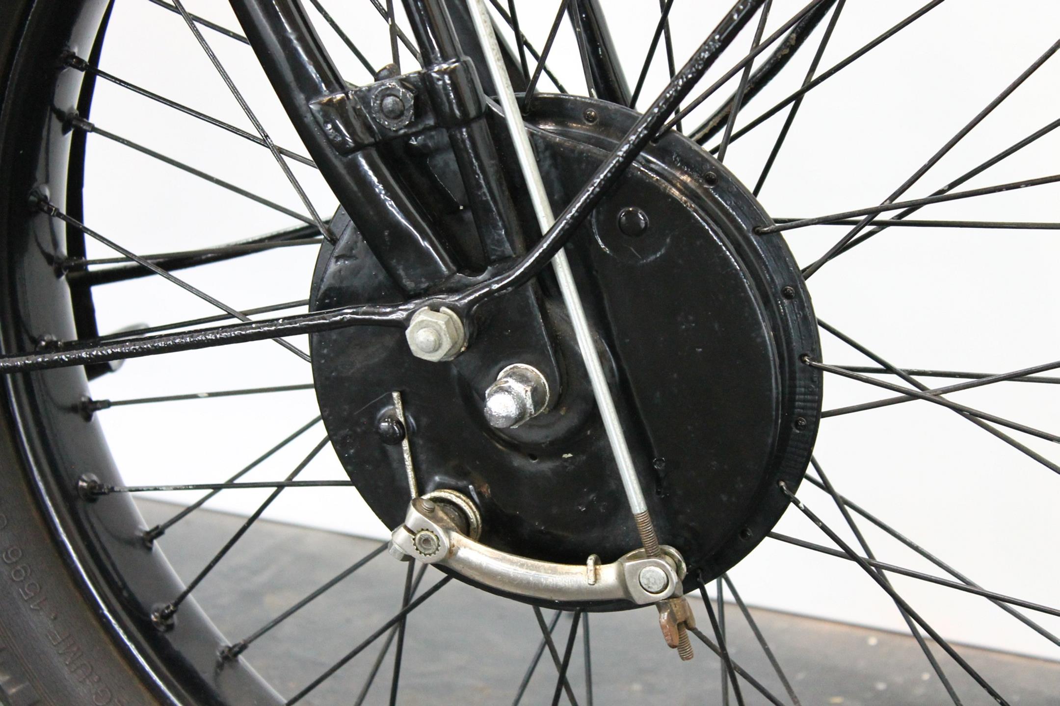 1927 NSU 502 Sport wheel detail