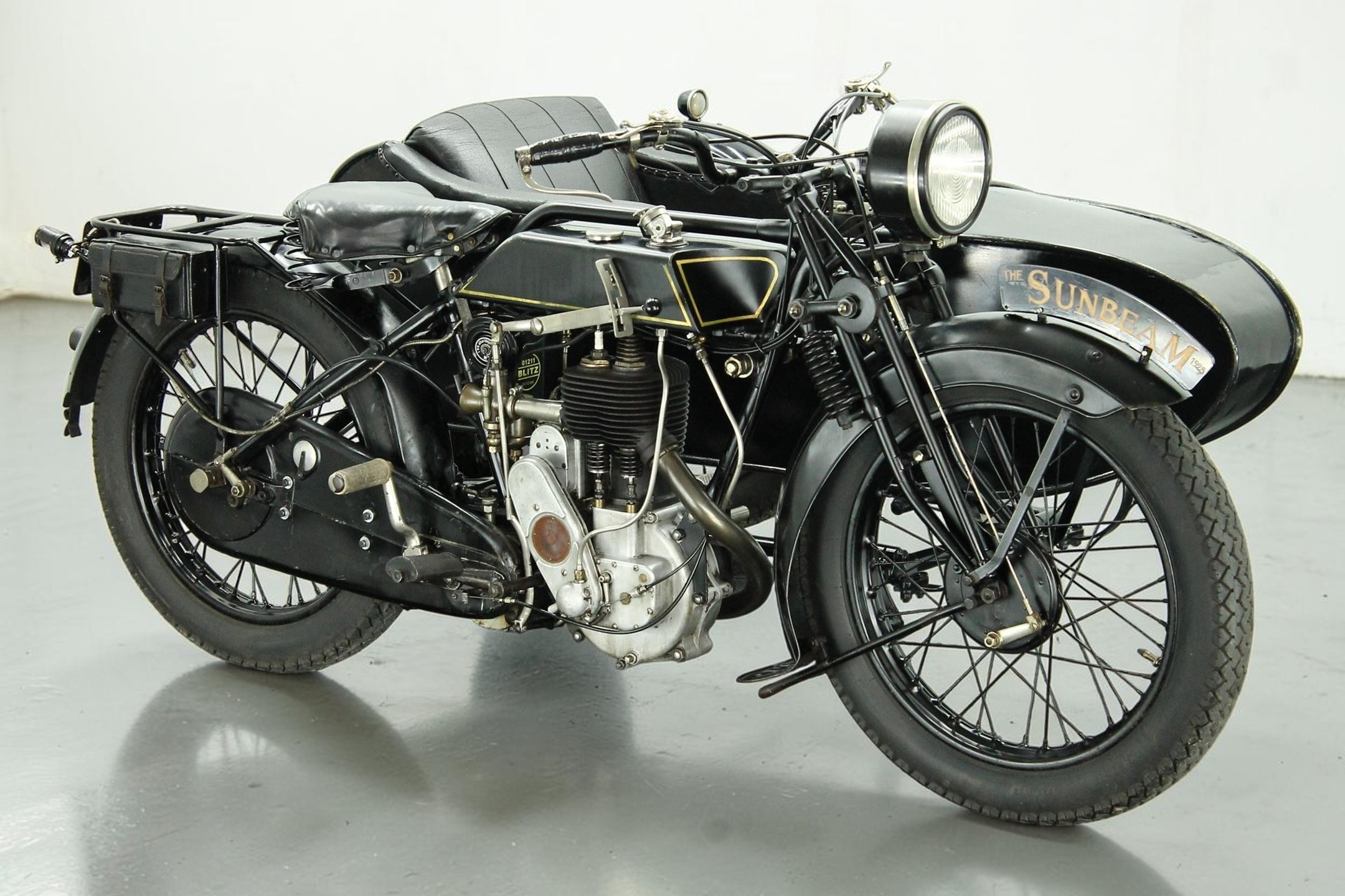 1928 Sunbeam Model 6 with Sidecar 500cc