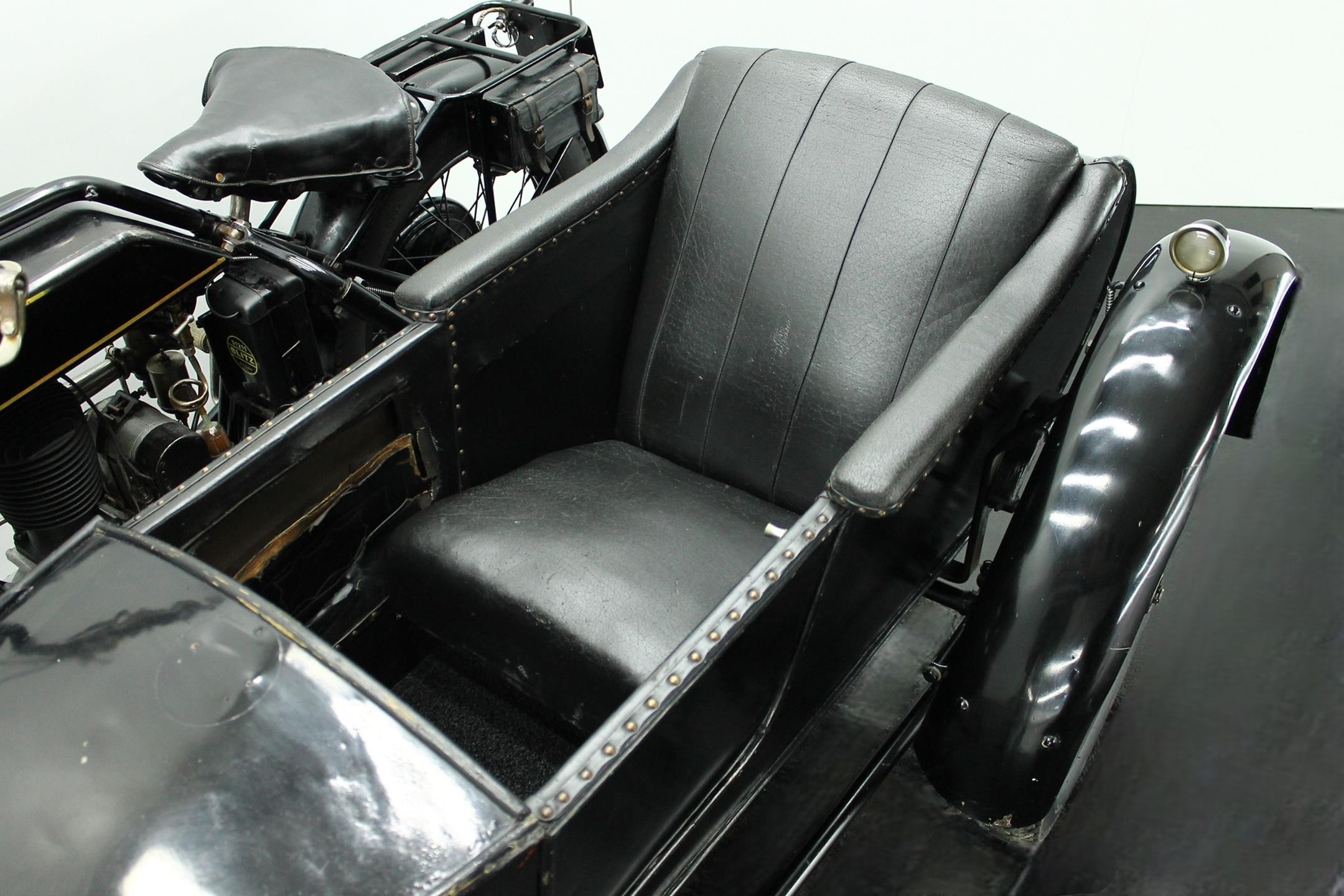 1928 Sunbeam 6 with Sidecar sidecar detail