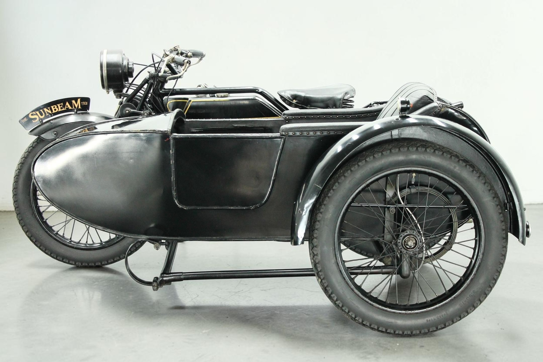 1928 Sunbeam 6 with Sidecar sidecar view