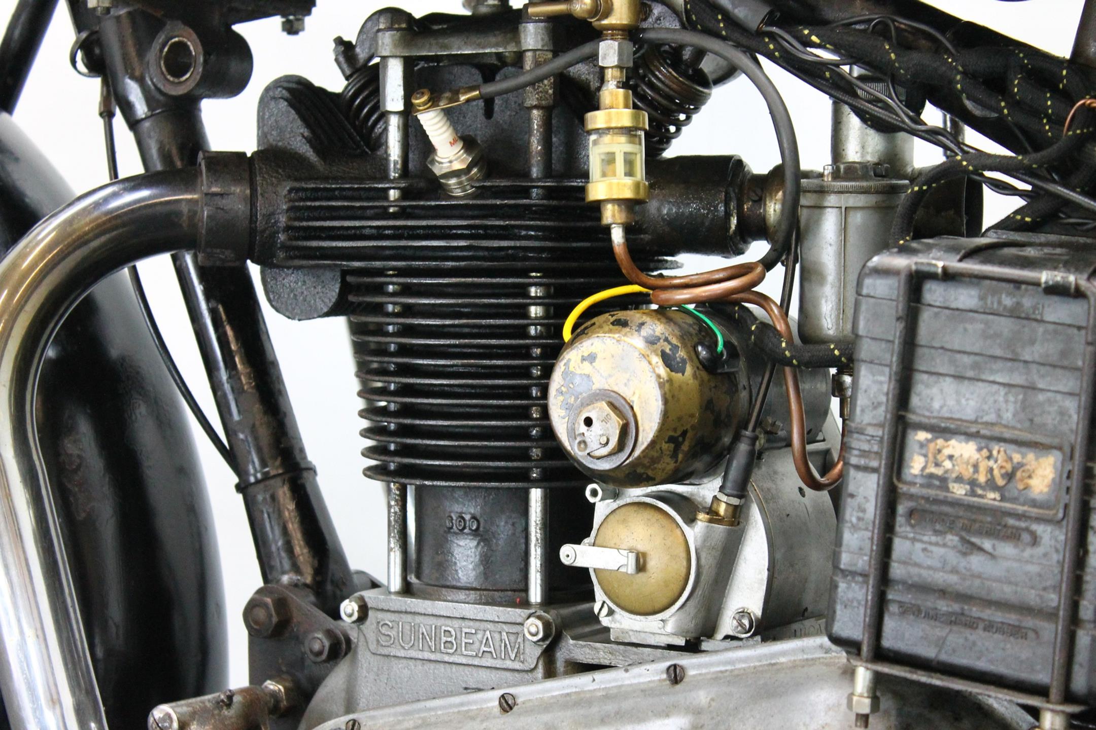 1932 Sunbeam 9A close engine detail