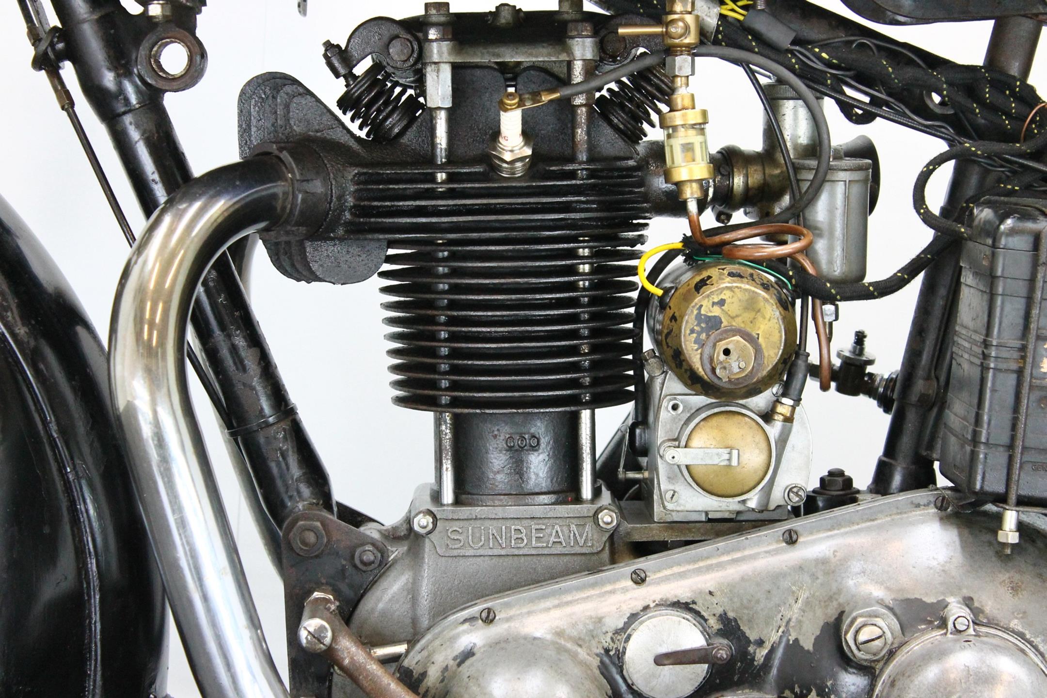 1932 Sunbeam 9A cyclinde right view