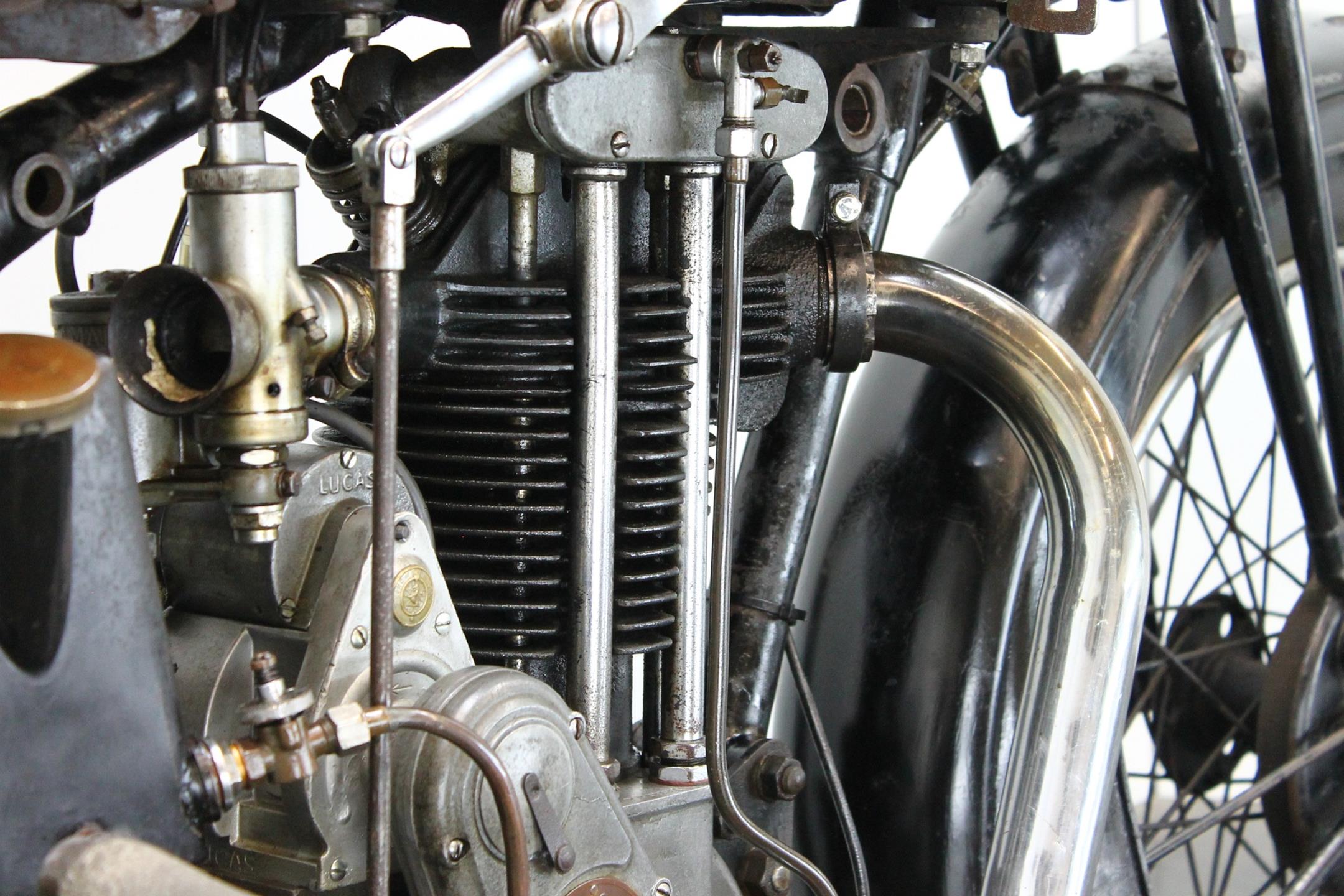 1932 Sunbeam 9A engine right side