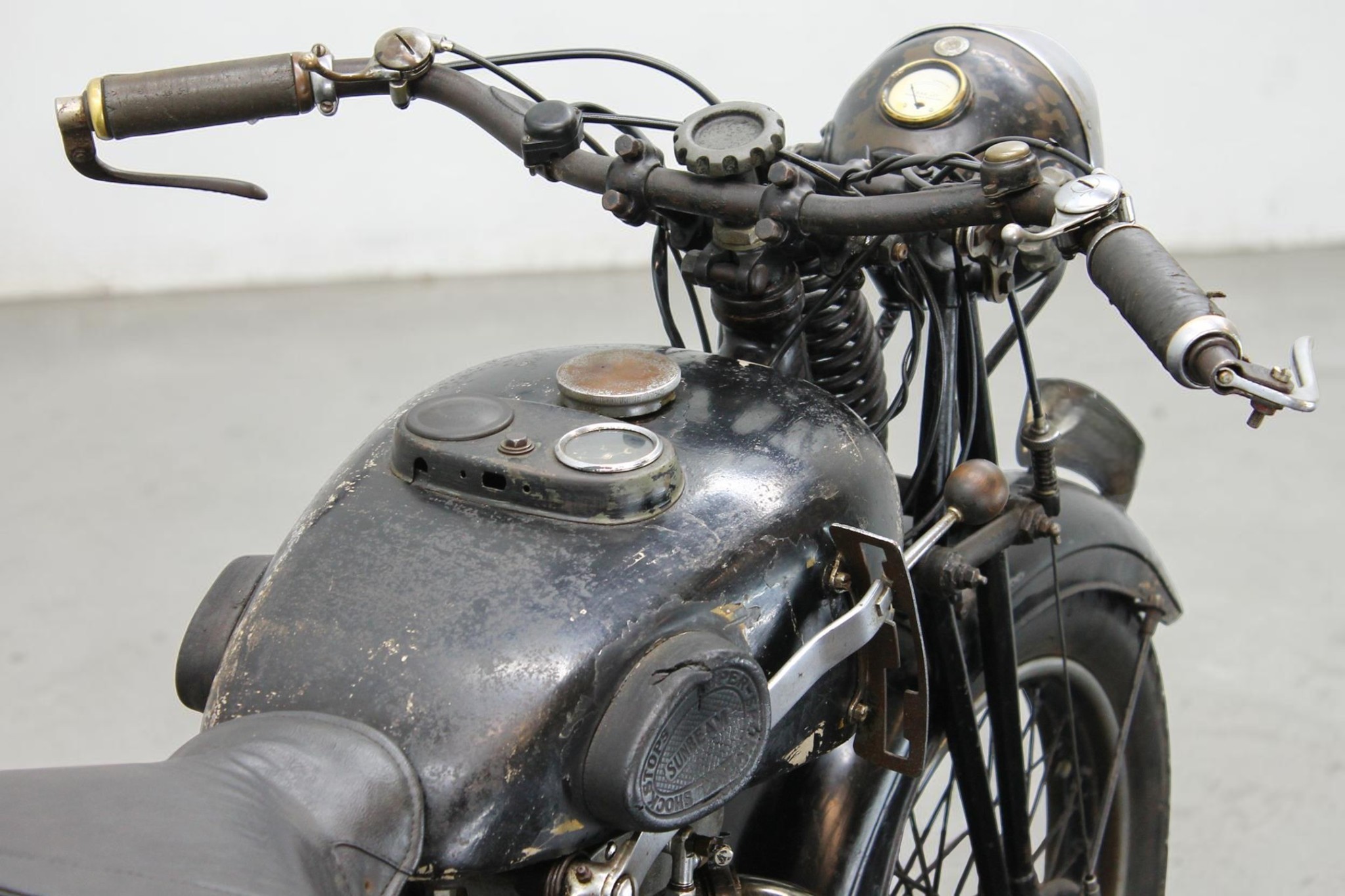 1932 Sunbeam 9A handlebar