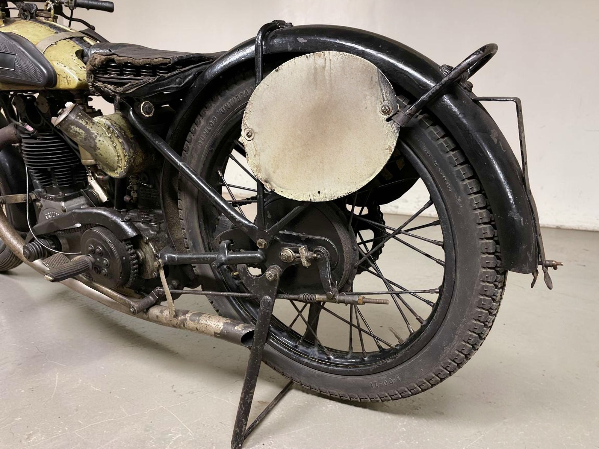 1927 Triumph Model TT rear left view