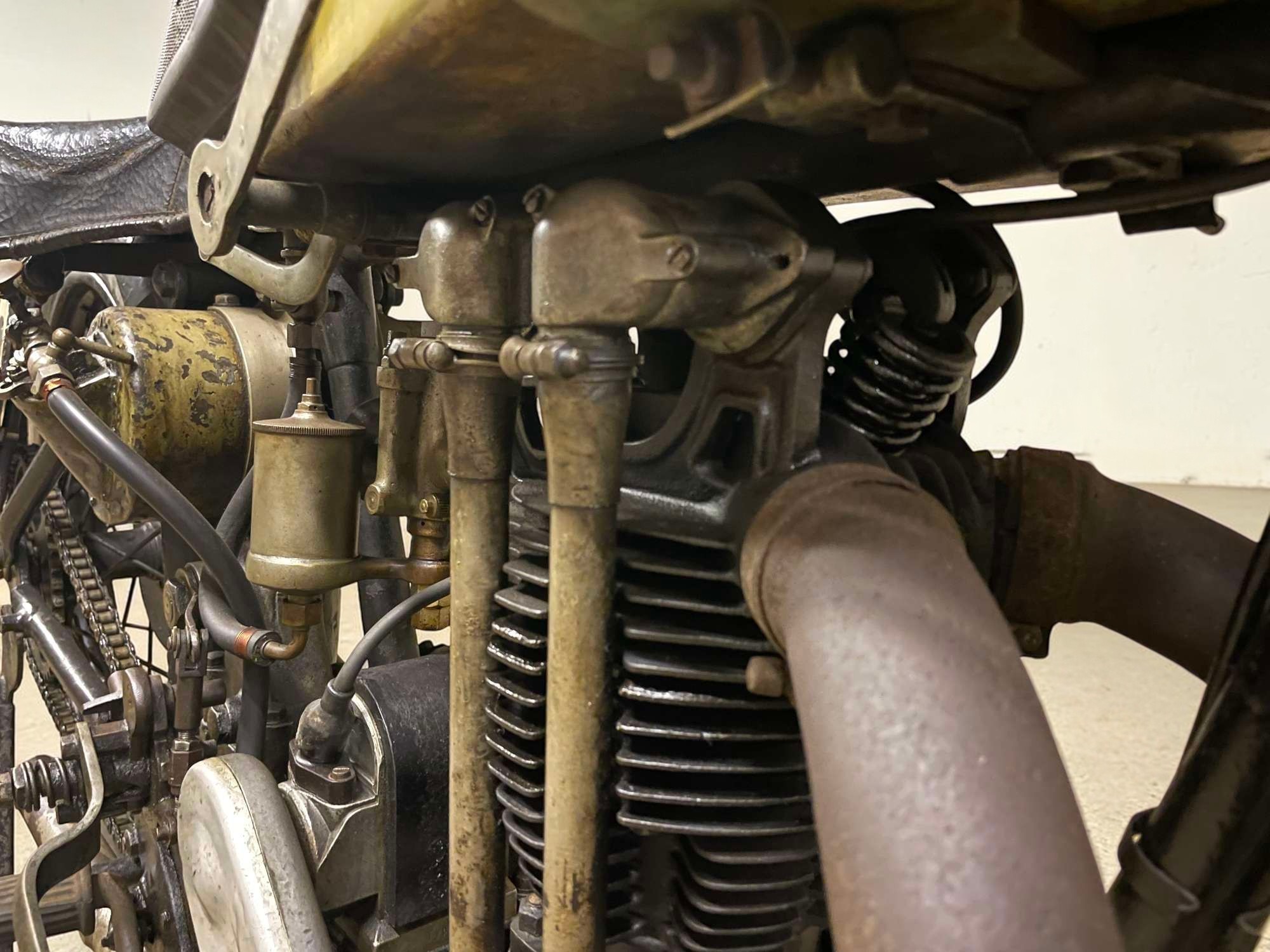 1927 Triumph Model TT all valves view
