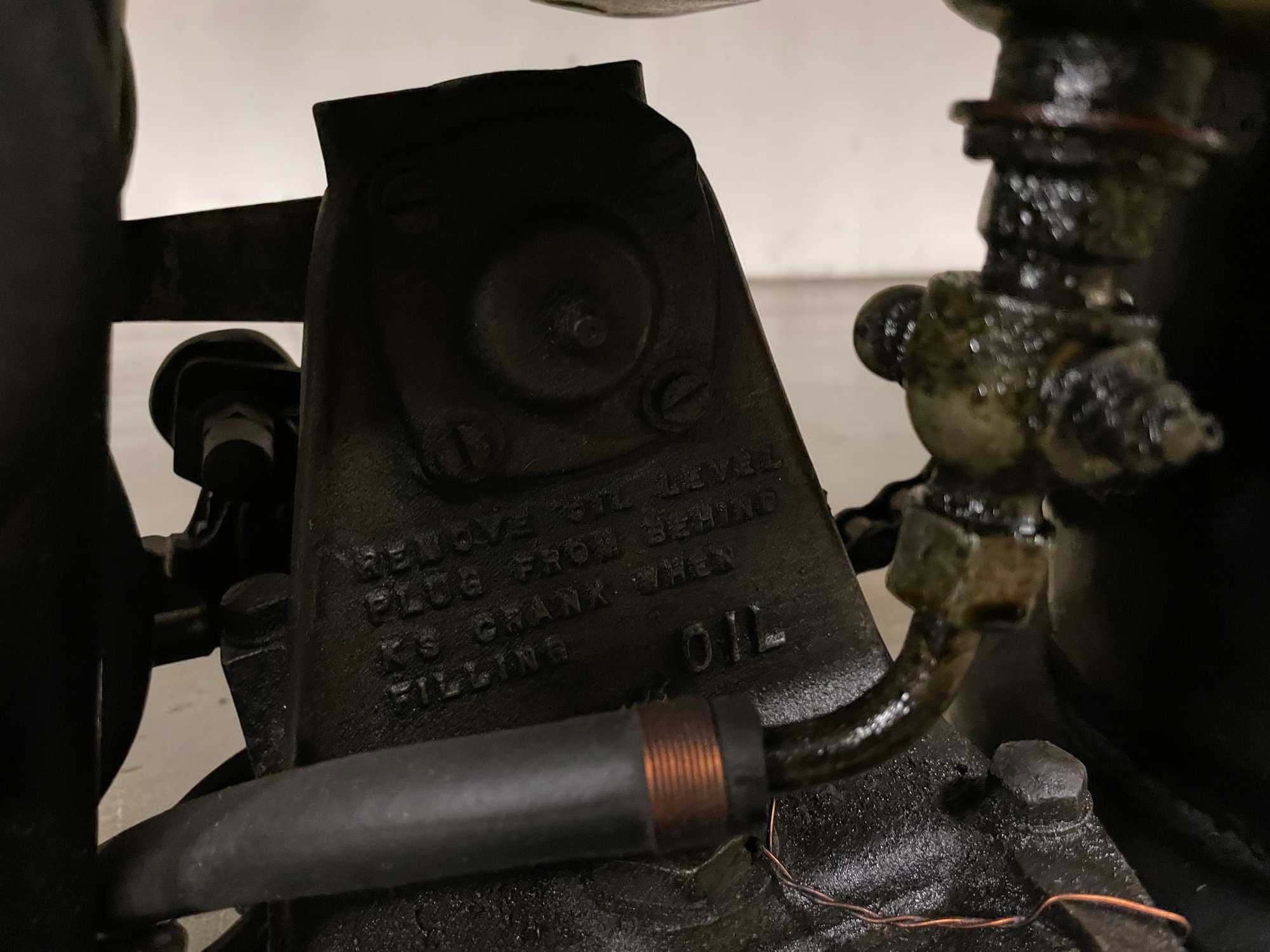1927 Triumph Model TT valves detail