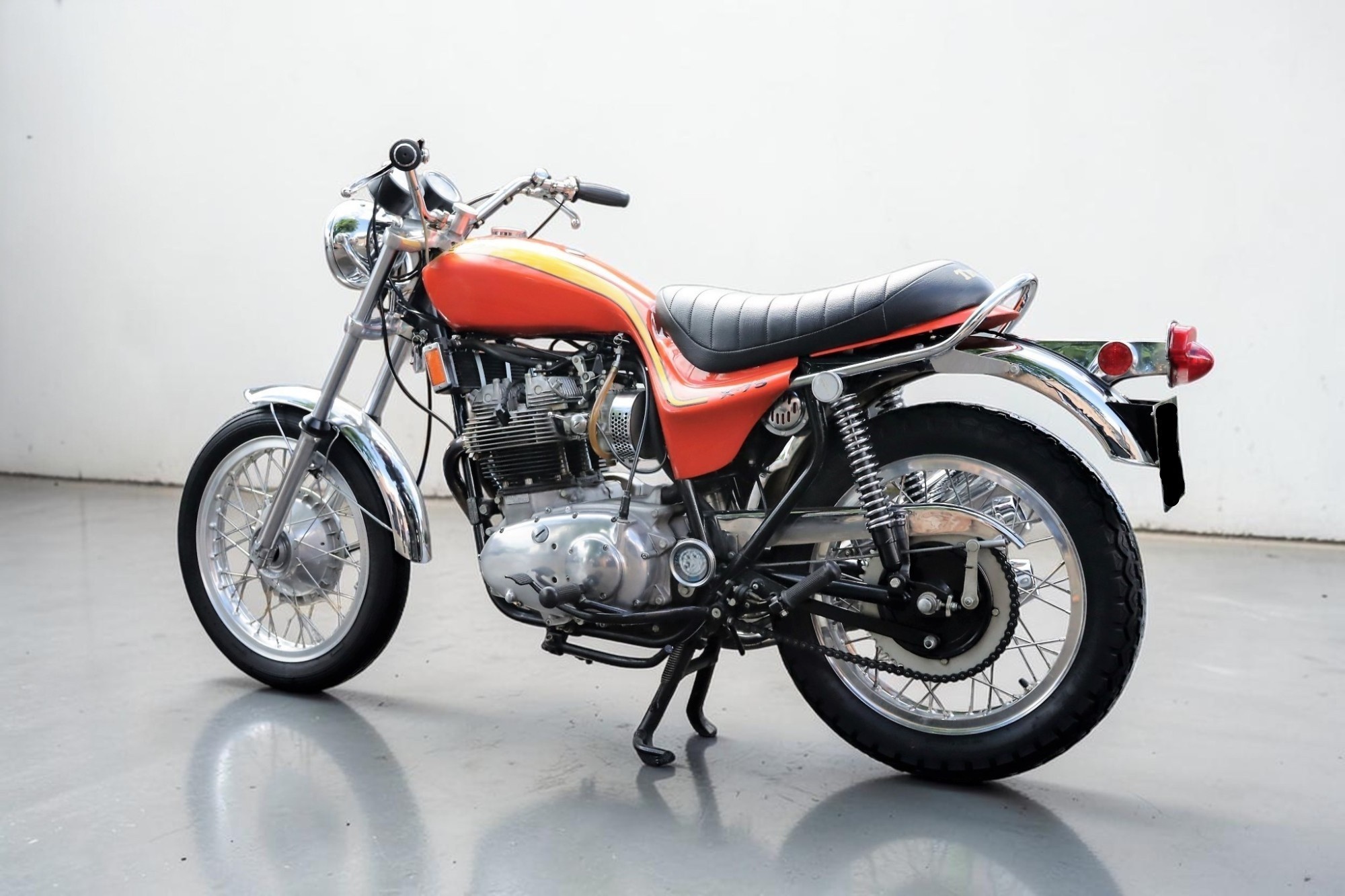 1973 Triumph Model X75 Hurricane rear left view