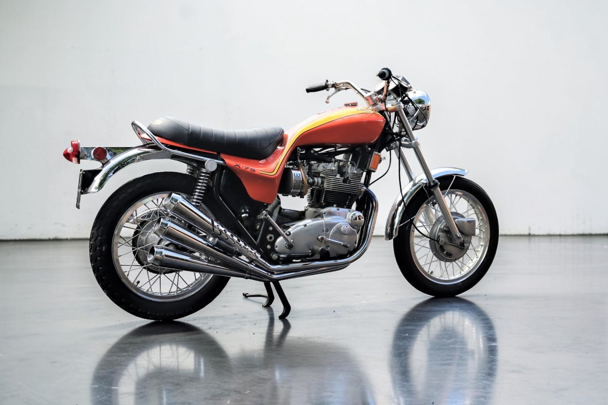 1973 Triumph Model X75 Hurricane rear right view