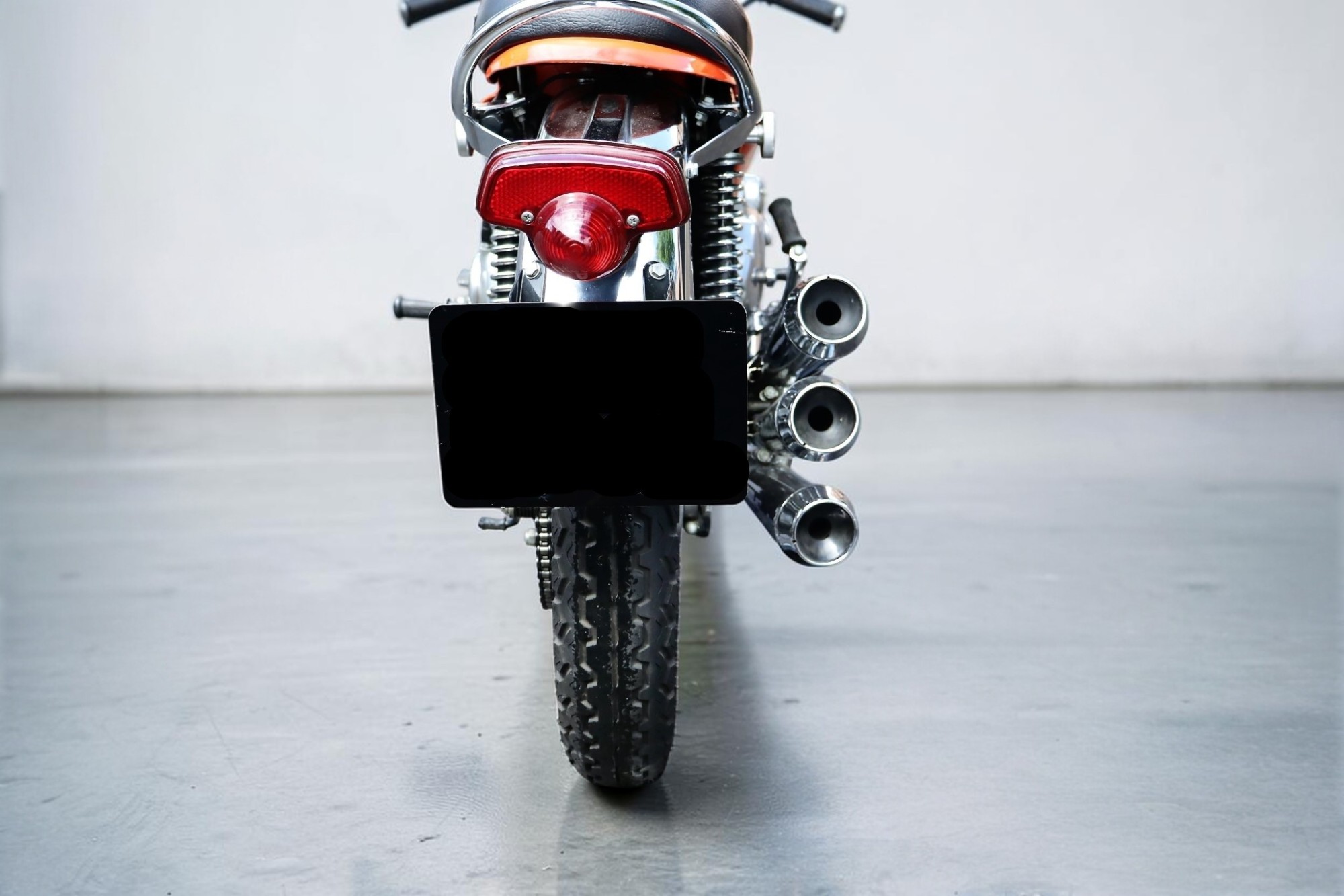 1973 Triumph Model X75 Hurricane rear view
