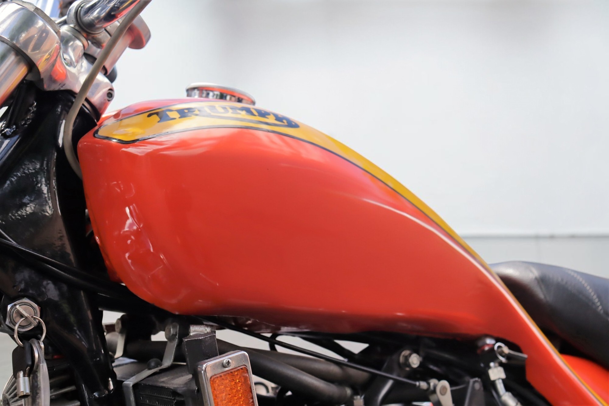1973 Triumph Model X75 Hurricane tank detail