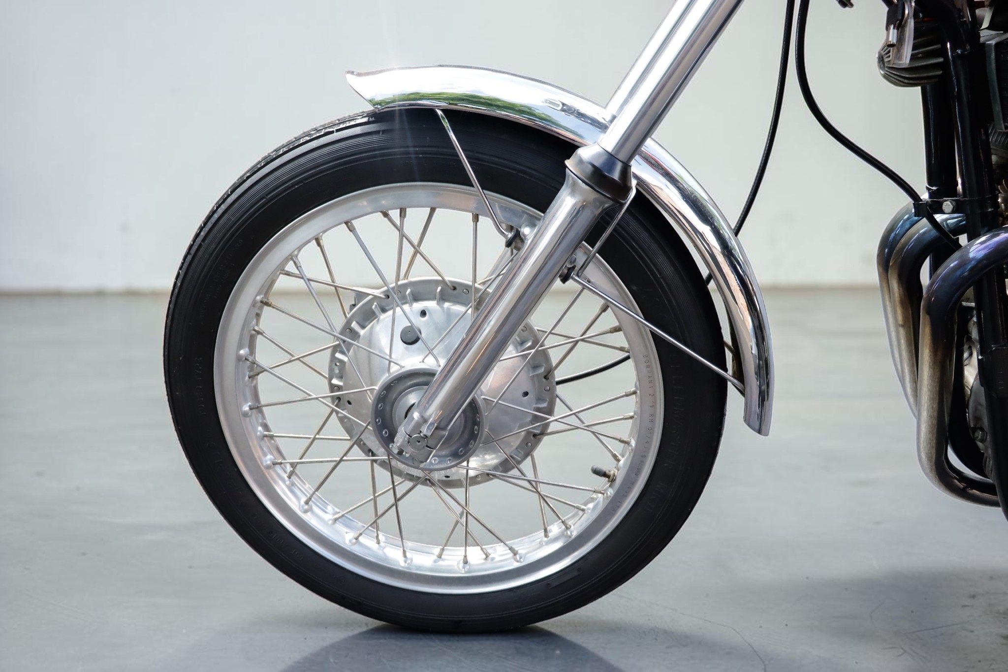 1973 Triumph Model X75 Hurricane wheel front detail