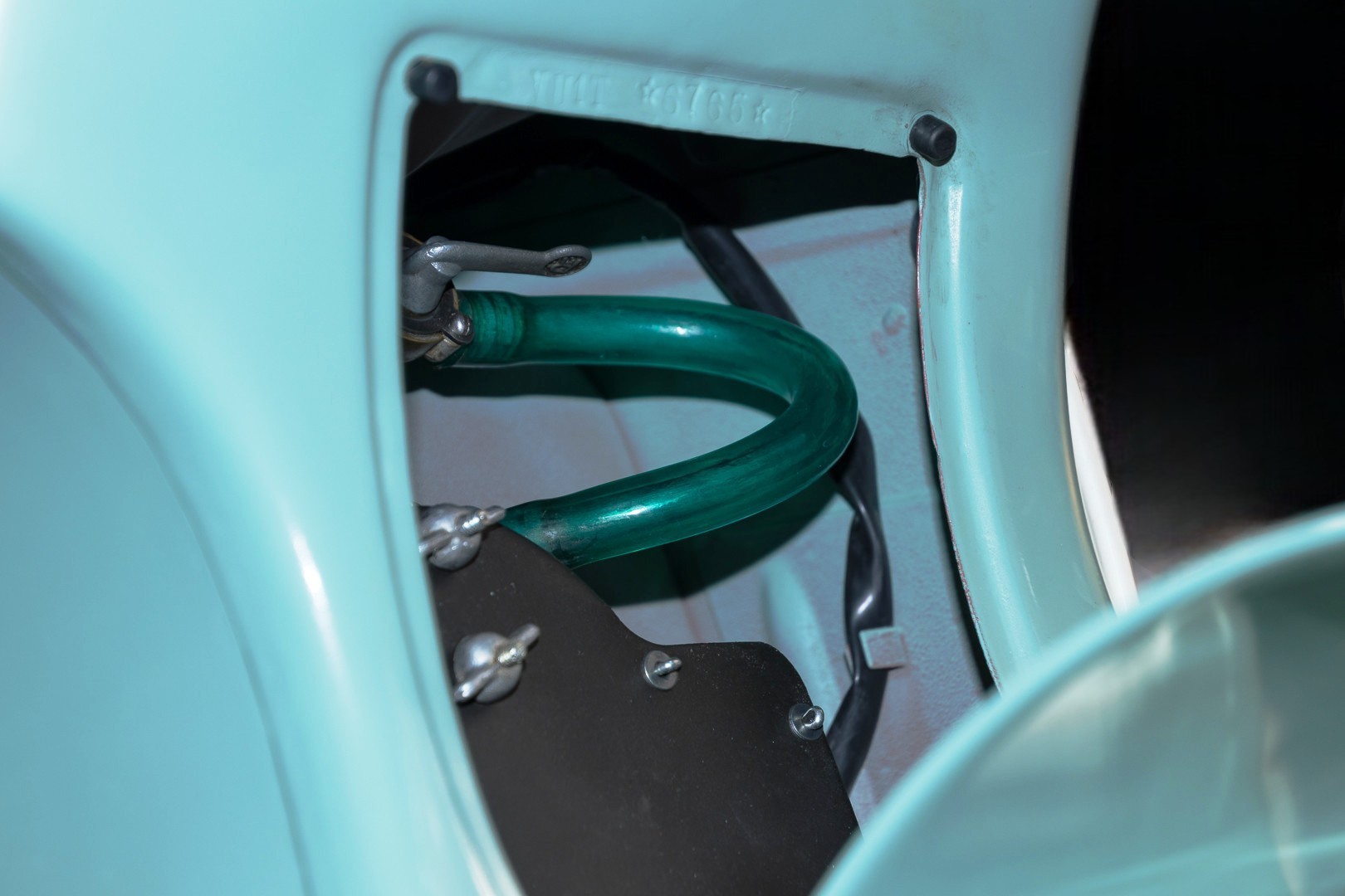 1958 Vespa 125U frame detail