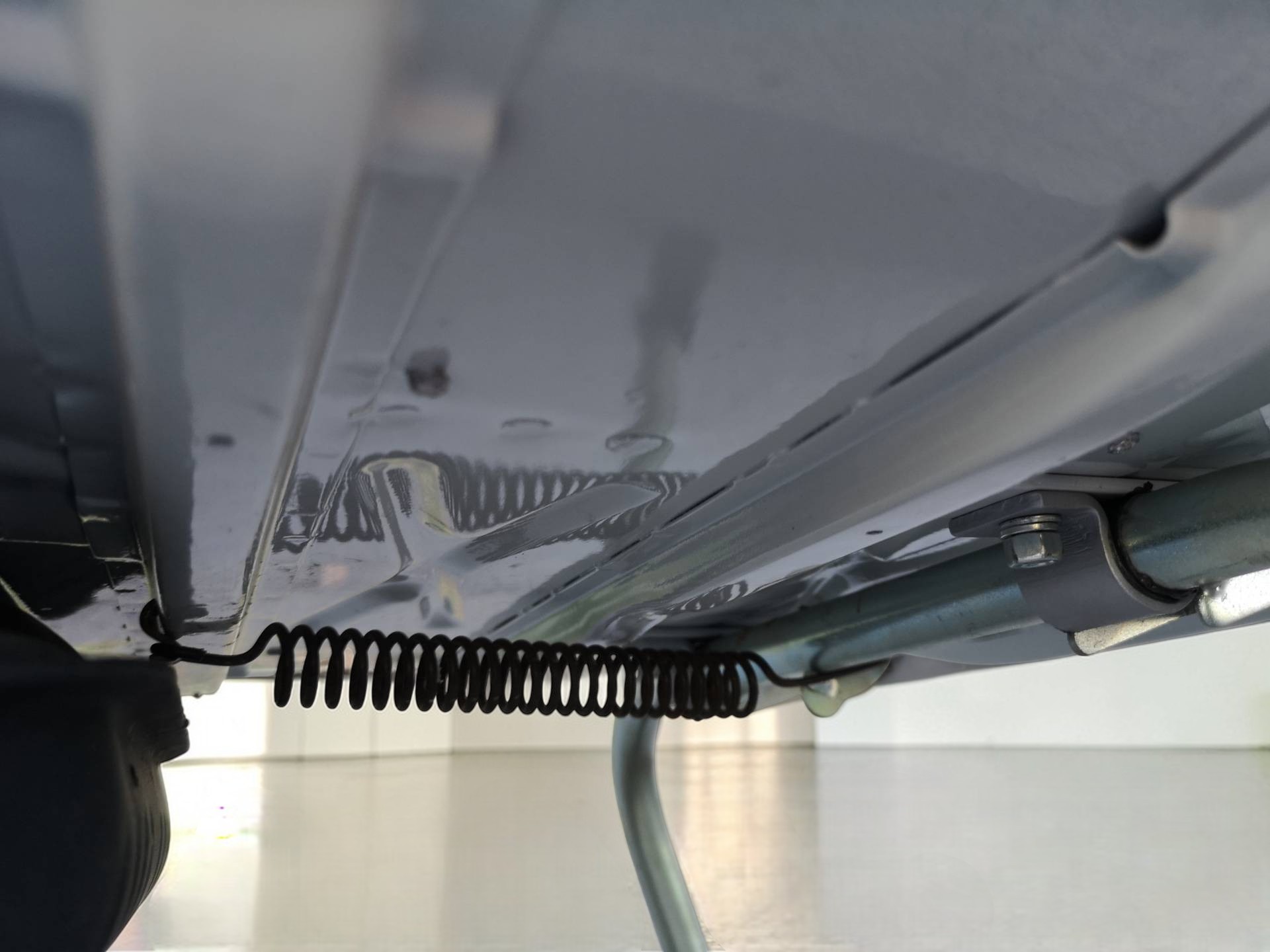 1962 Vespa GS160 under floor view