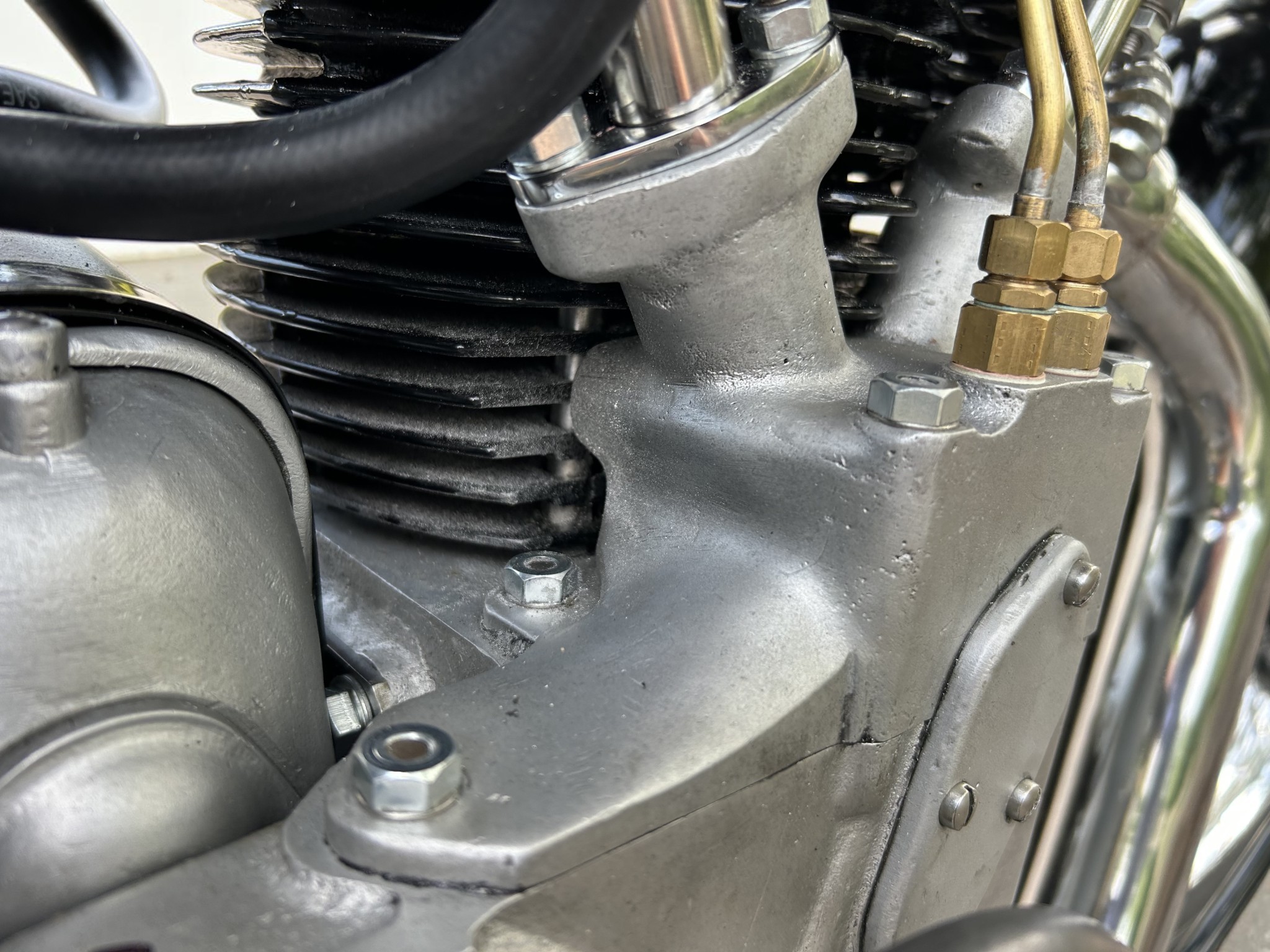 1939 Vincent-HRD Model Comet Series A 498cc engine casing detail