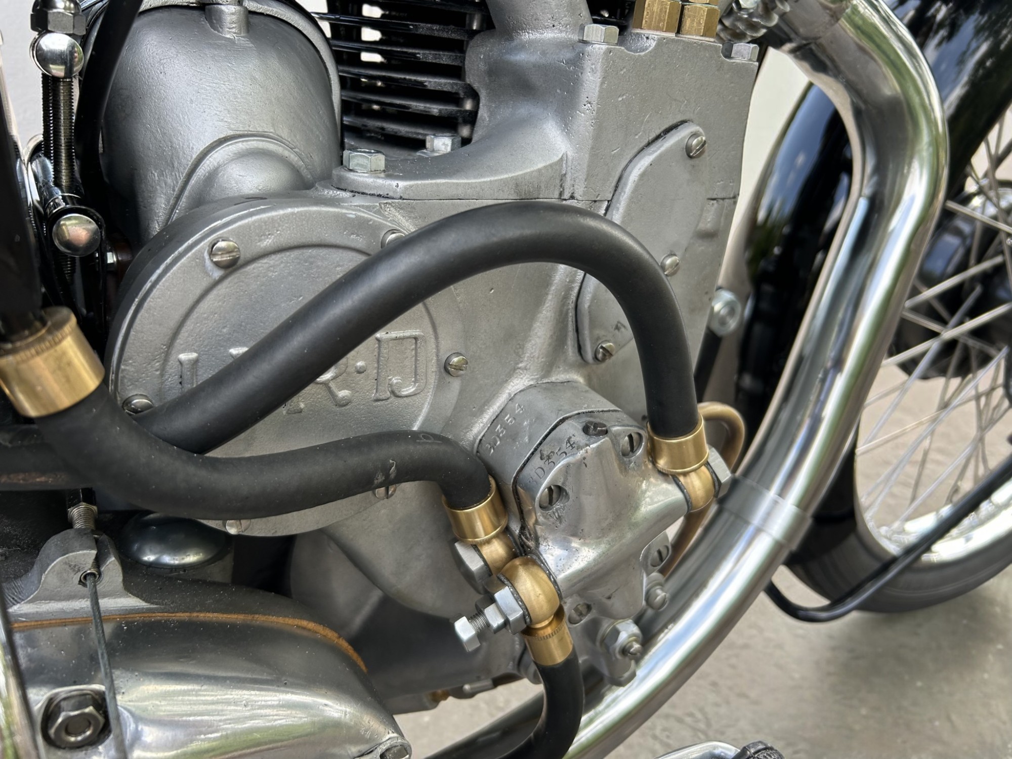 1939 Vincent-HRD Model Comet Series A 498cc engine clear view