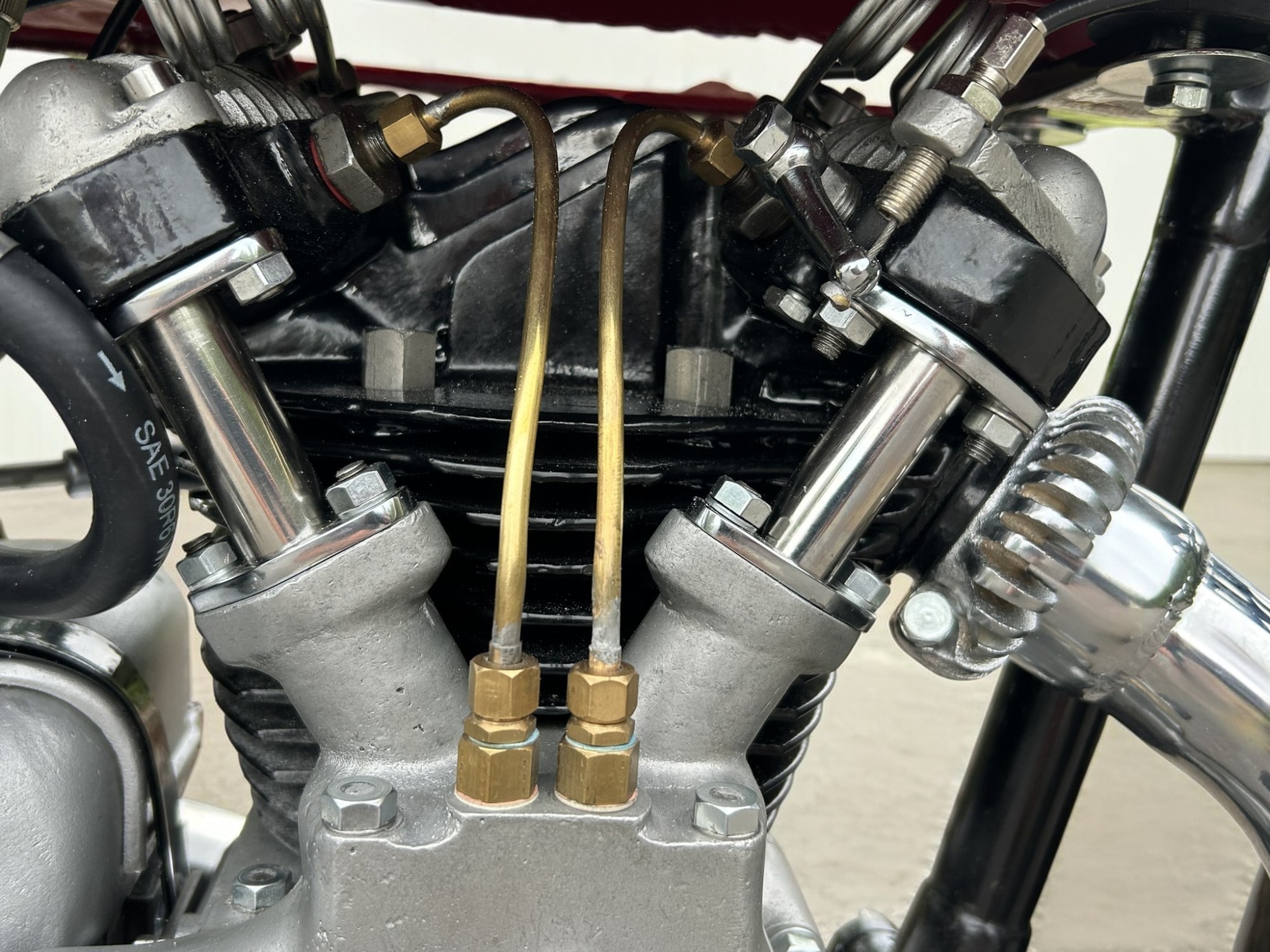 1939 Vincent-HRD Model Comet Series A 498cc engine details view