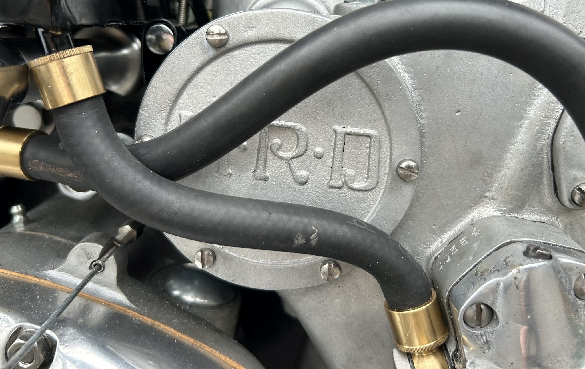1939 Vincent-HRD Model Comet Series A 498cc engine number detail