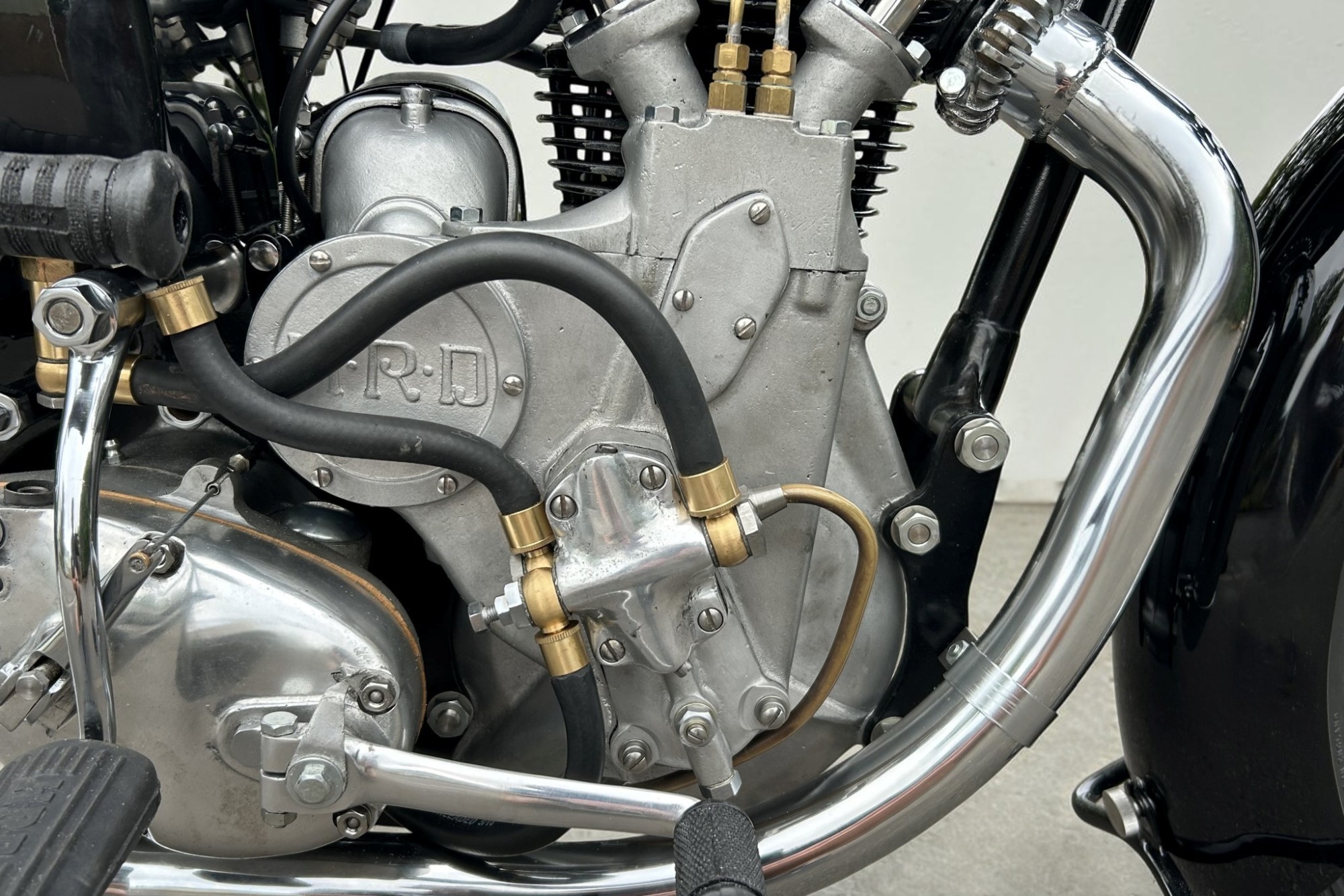 1939 Vincent-HRD Model Comet Series A 498cc front right engine view