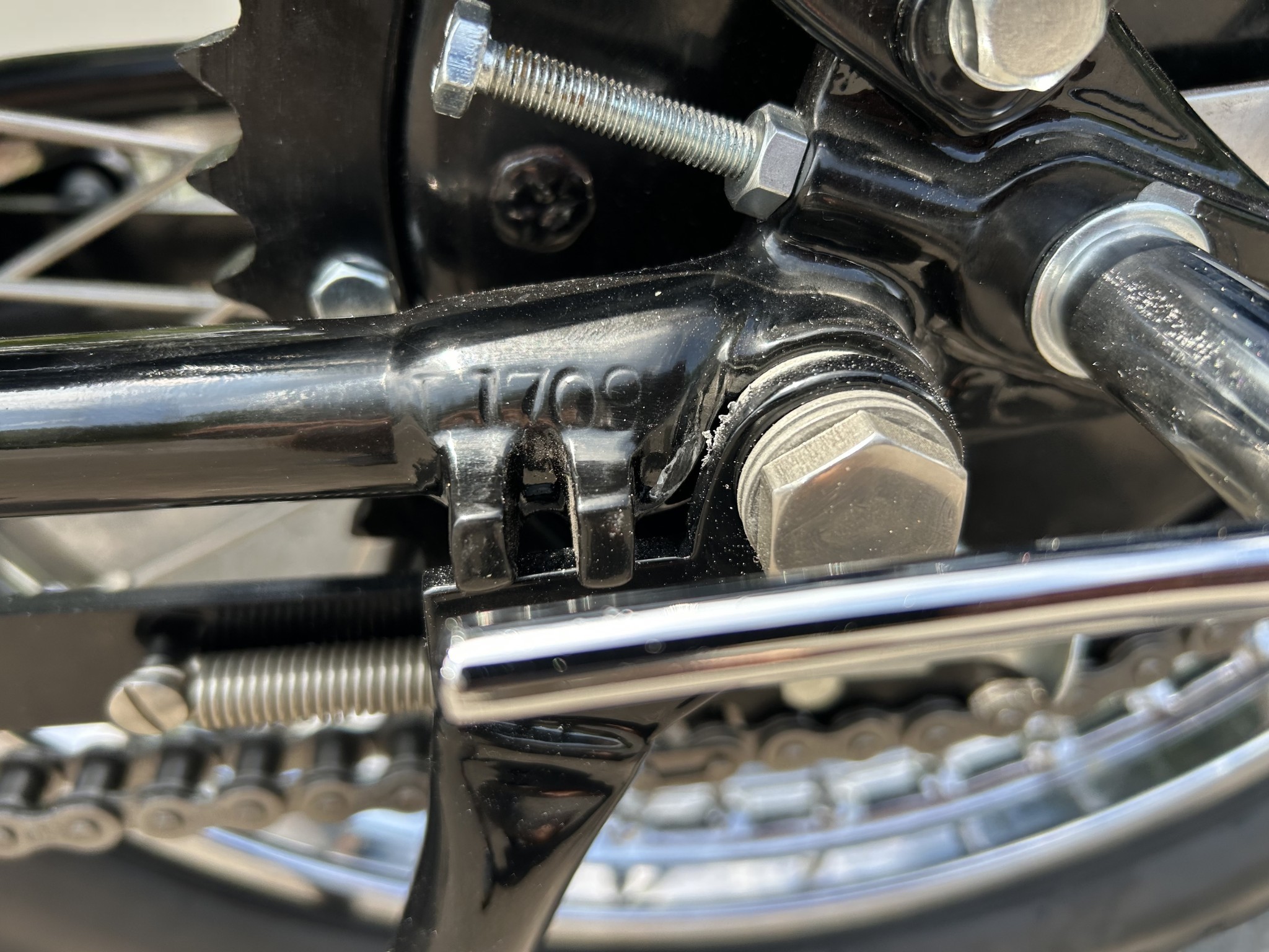 1939 Vincent-HRD Model Comet Series A 498cc number detail