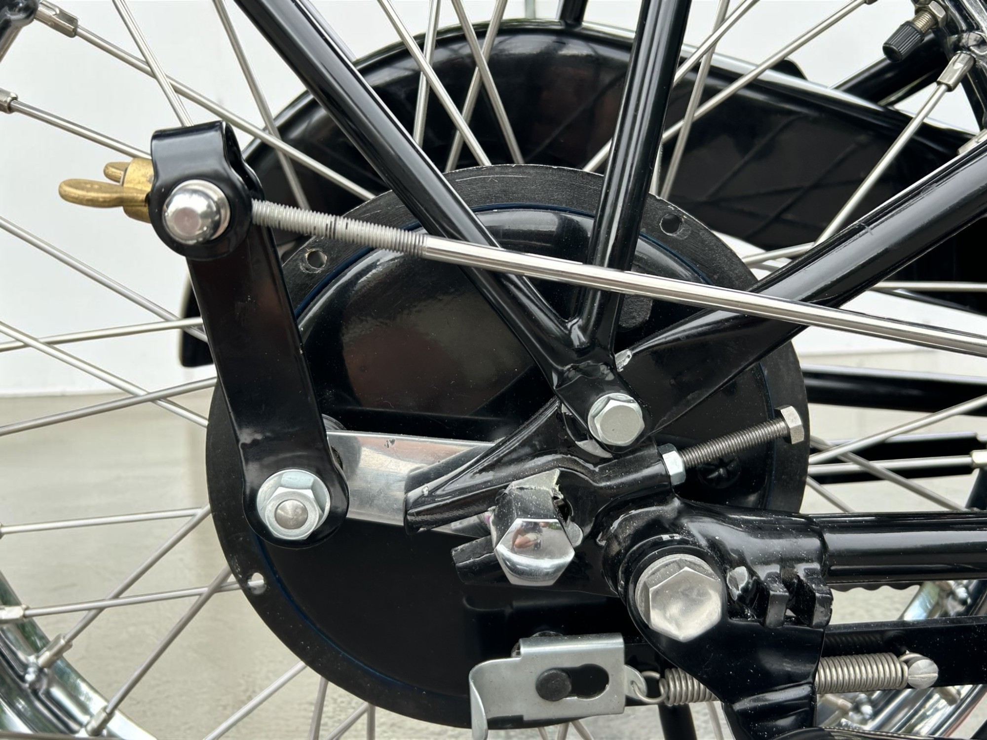 1939 Vincent-HRD Model Comet Series A 498cc rear brake detail