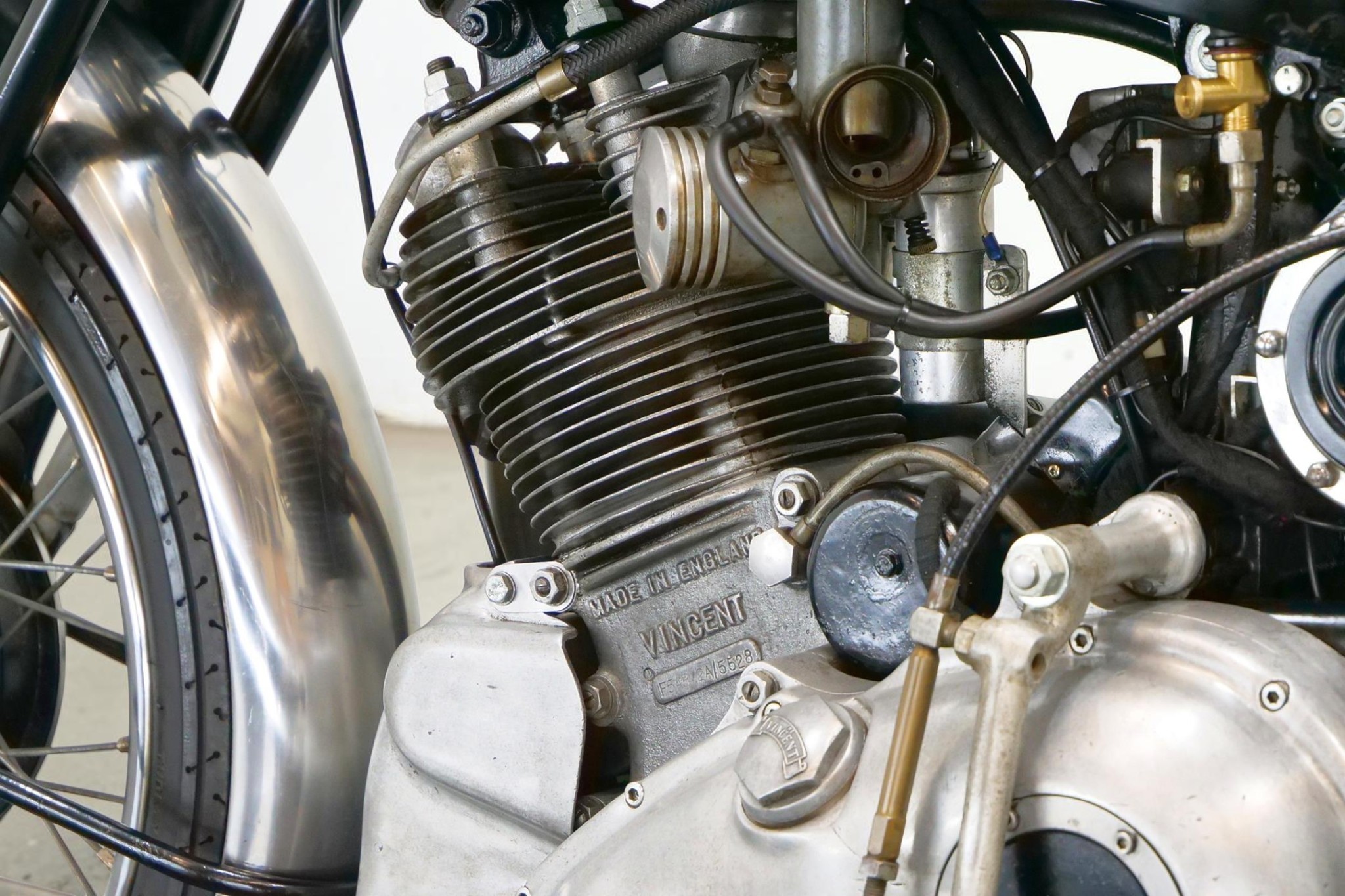 1951 Vincent Comet Series C engine left side