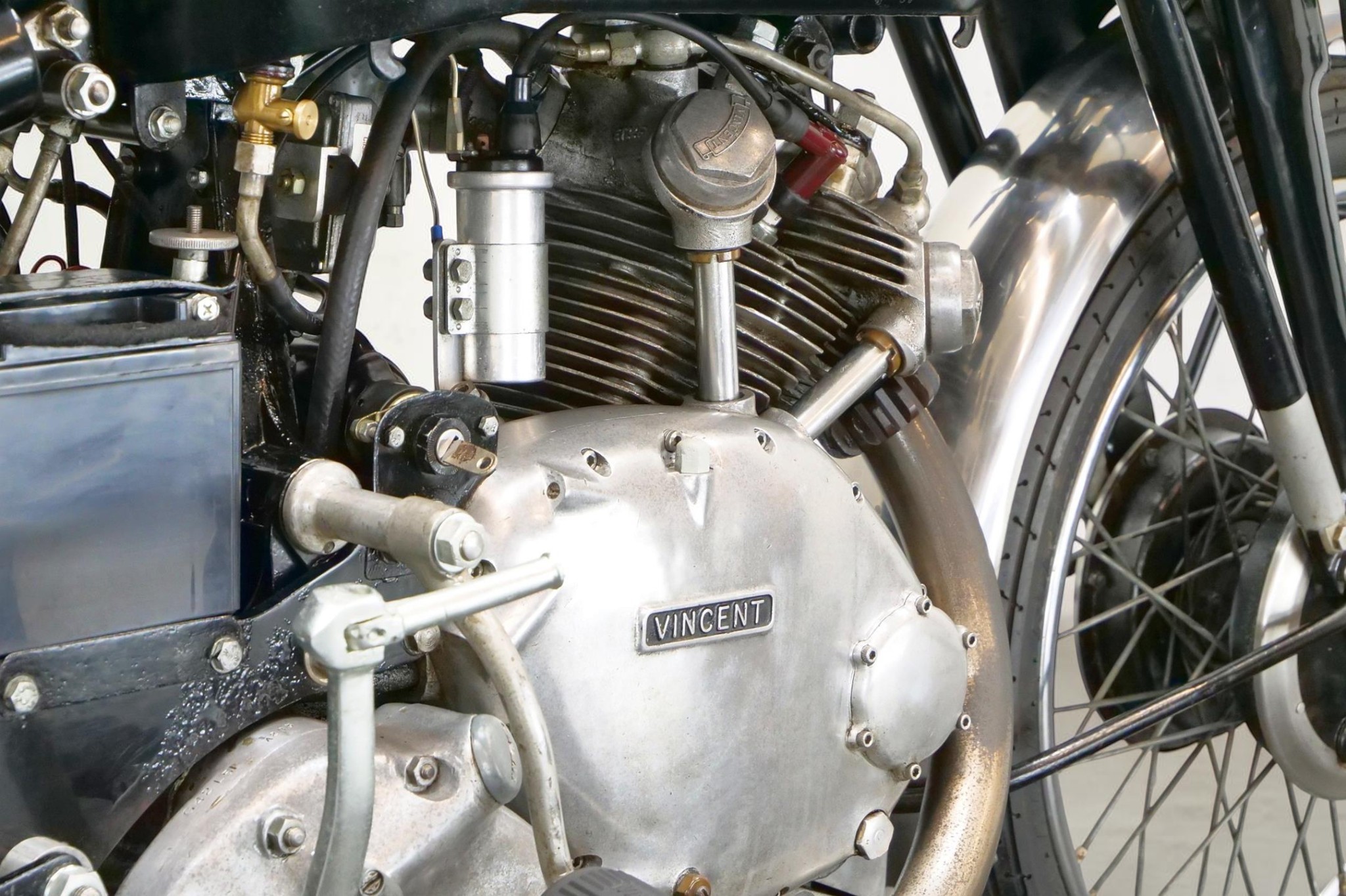 1951 Vincent Comet Series C engine right side
